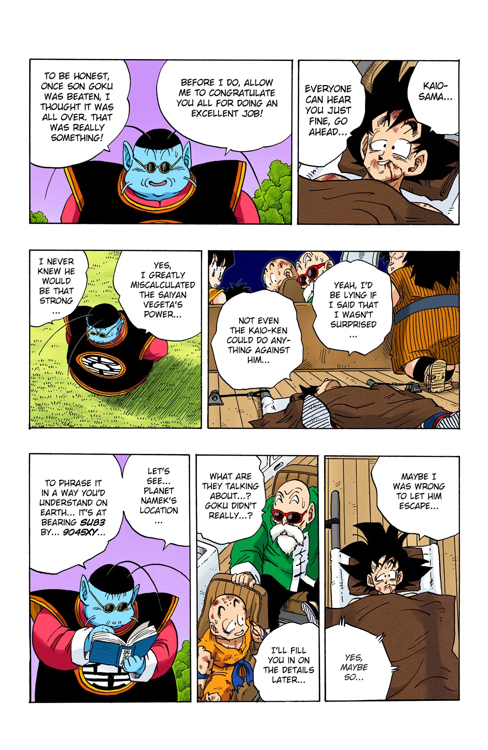 DBZ Saiyan Saga Colored Manga — Chapter 243 — Page 3