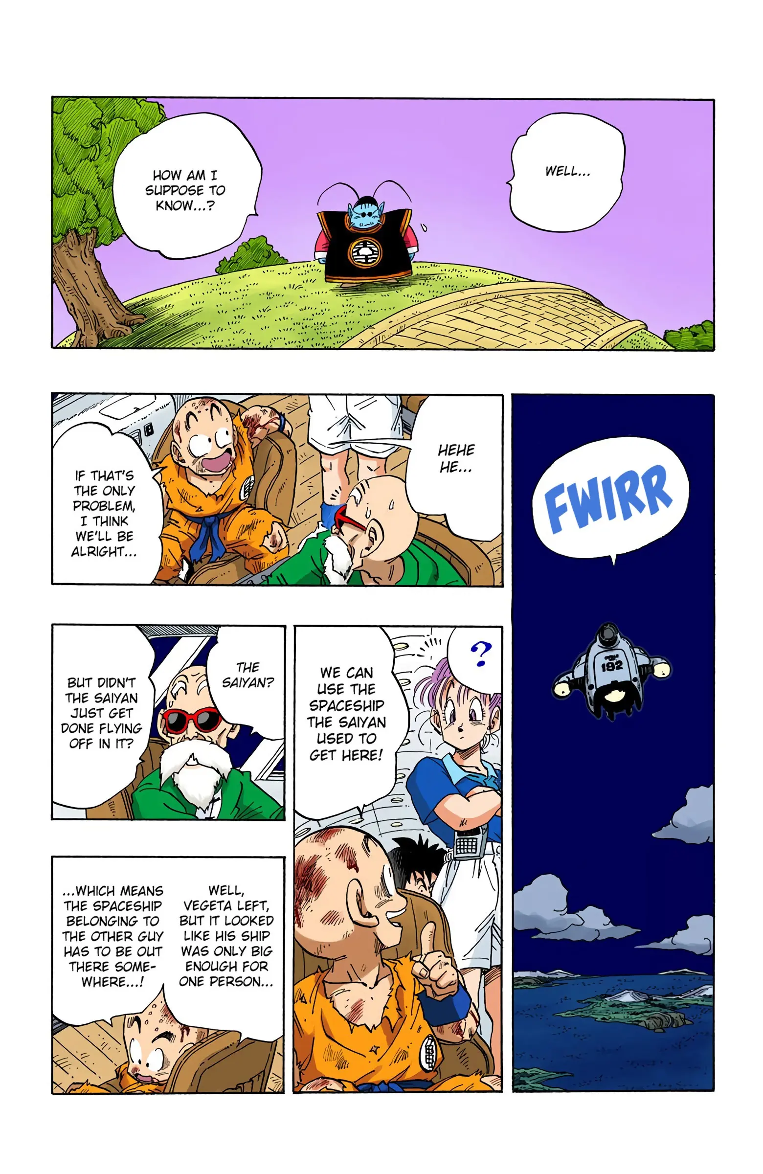 DBZ Saiyan Saga Colored Manga — Chapter 243 — Page 8