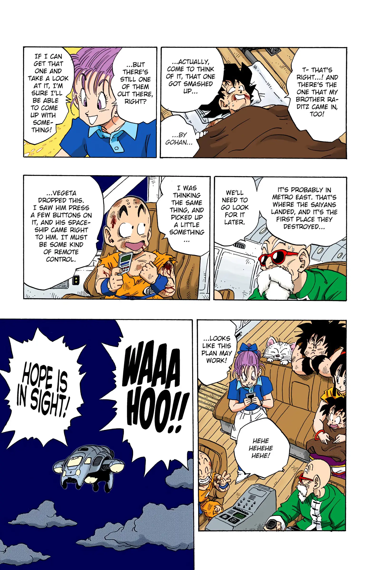 DBZ Saiyan Saga Colored Manga — Chapter 243 — Page 9
