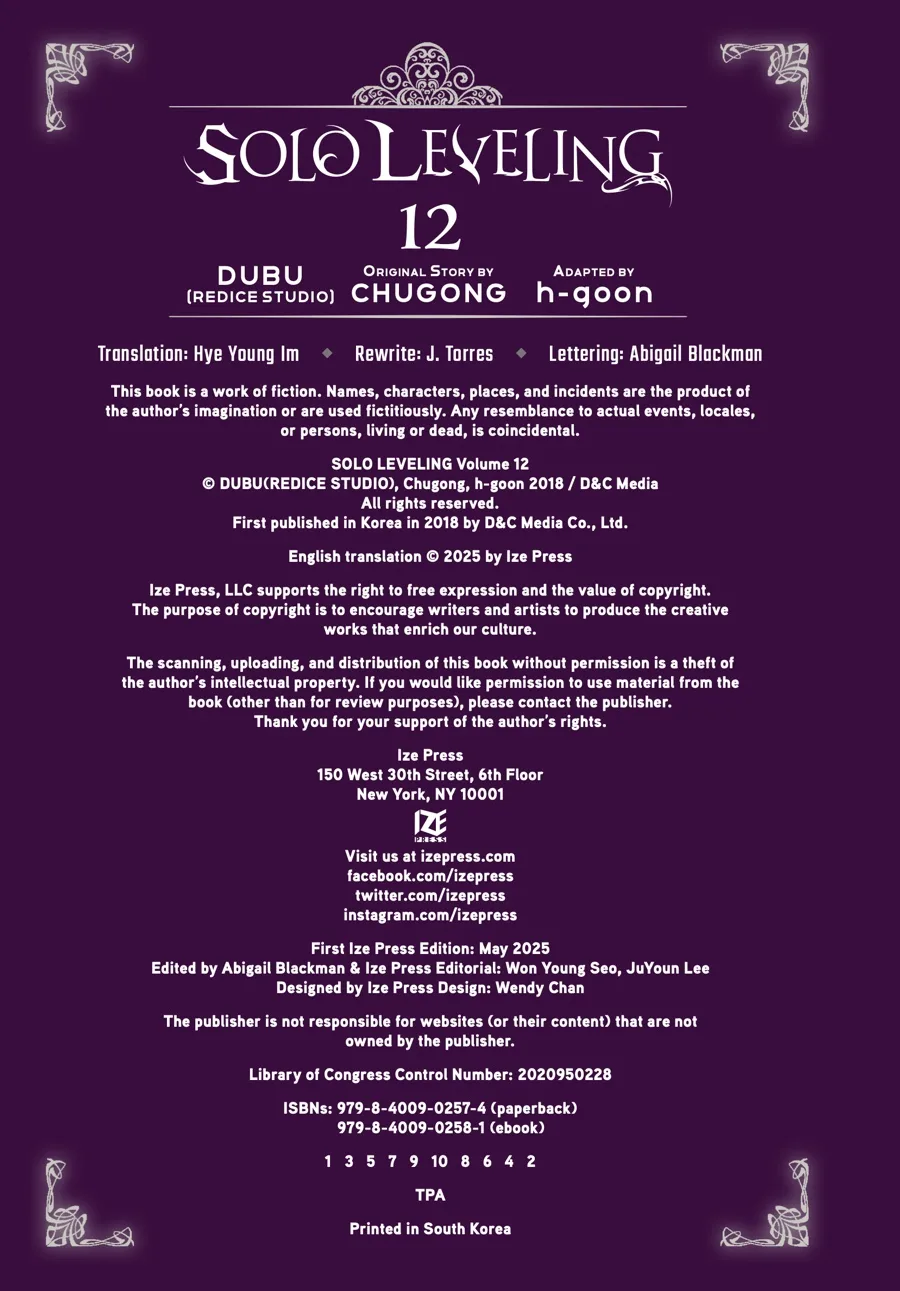 Solo Leveling — Chapter Vol 12 — Page 287