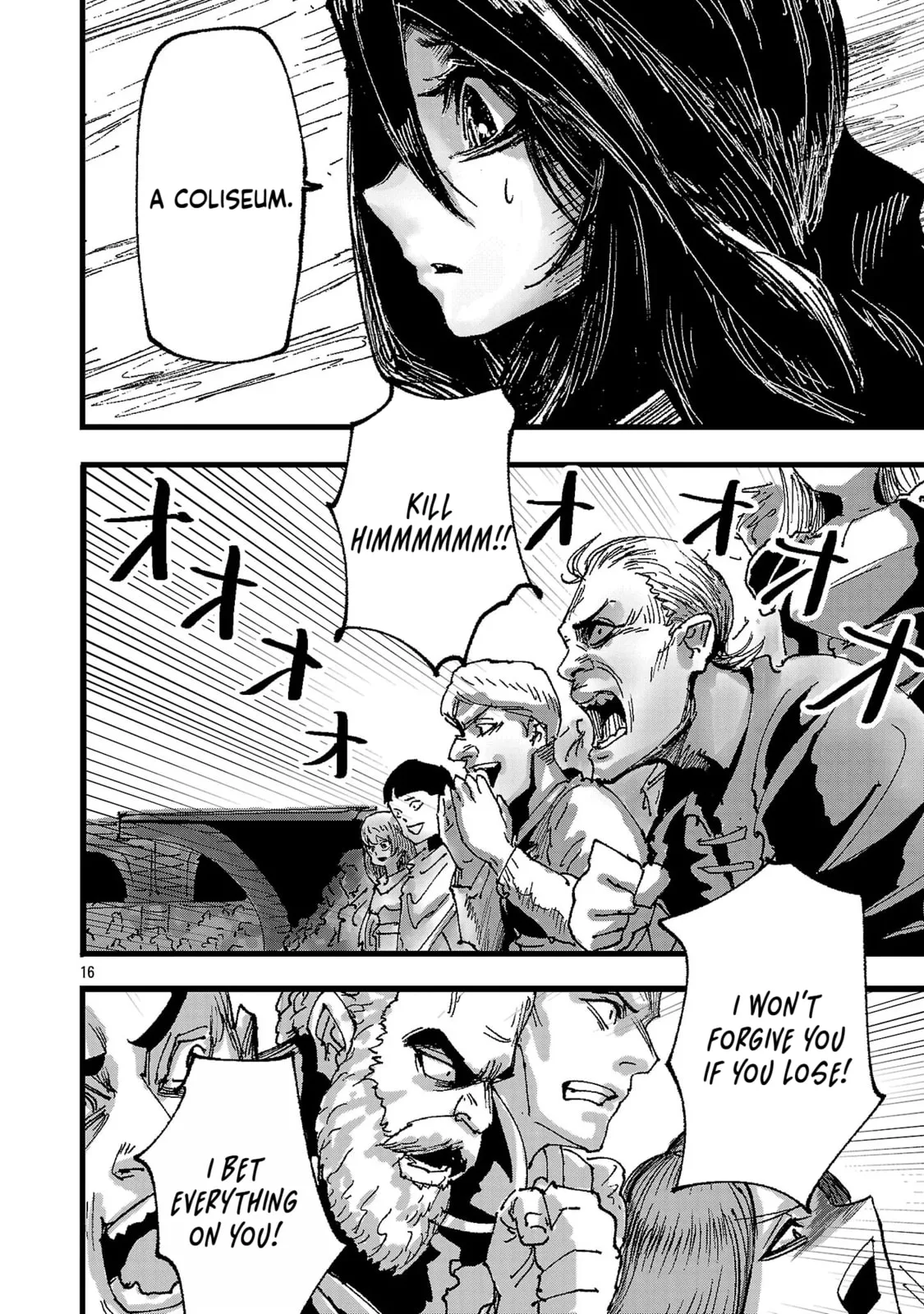 A Girl Awakens to Her "Talent for Slaughter" in Another World — Chapter 1 — Page 16