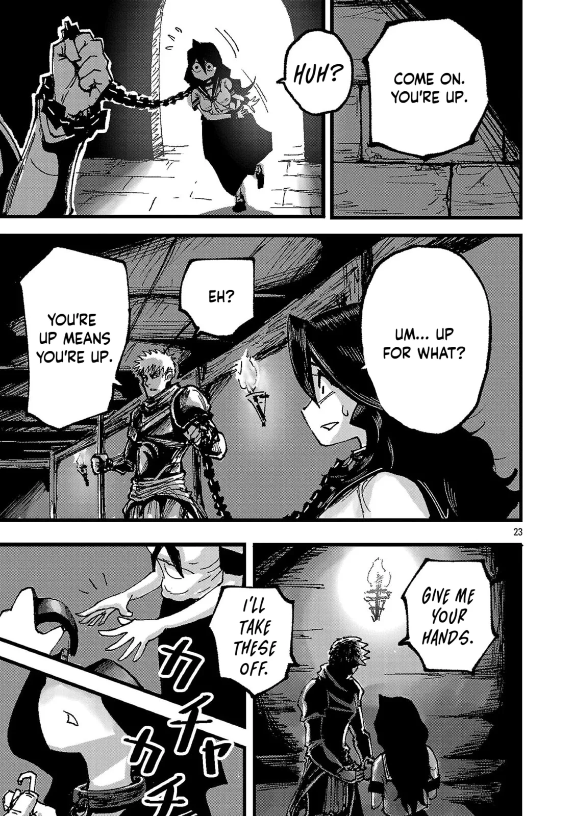 A Girl Awakens to Her "Talent for Slaughter" in Another World — Chapter 1 — Page 23