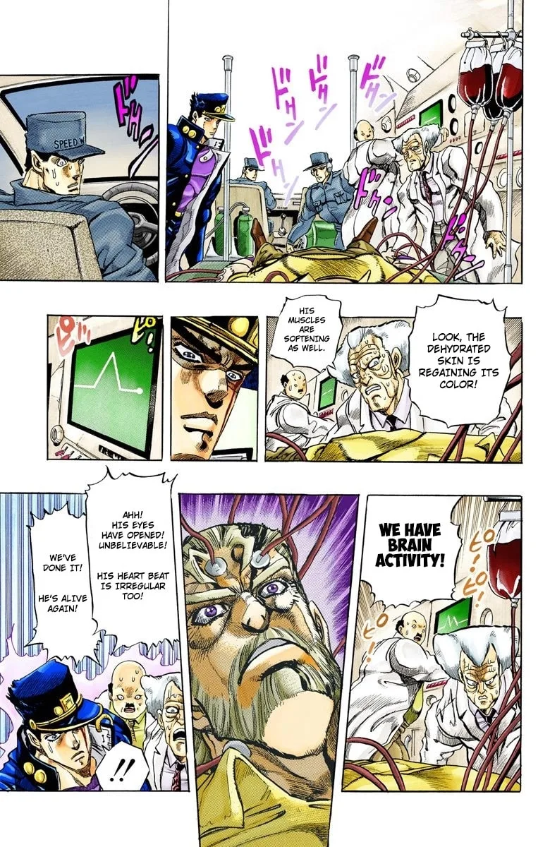 JoJo no Kimyou na Bouken Part 3: Stardust Crusaders Colored Manga — Chapter 152 END — Page 8