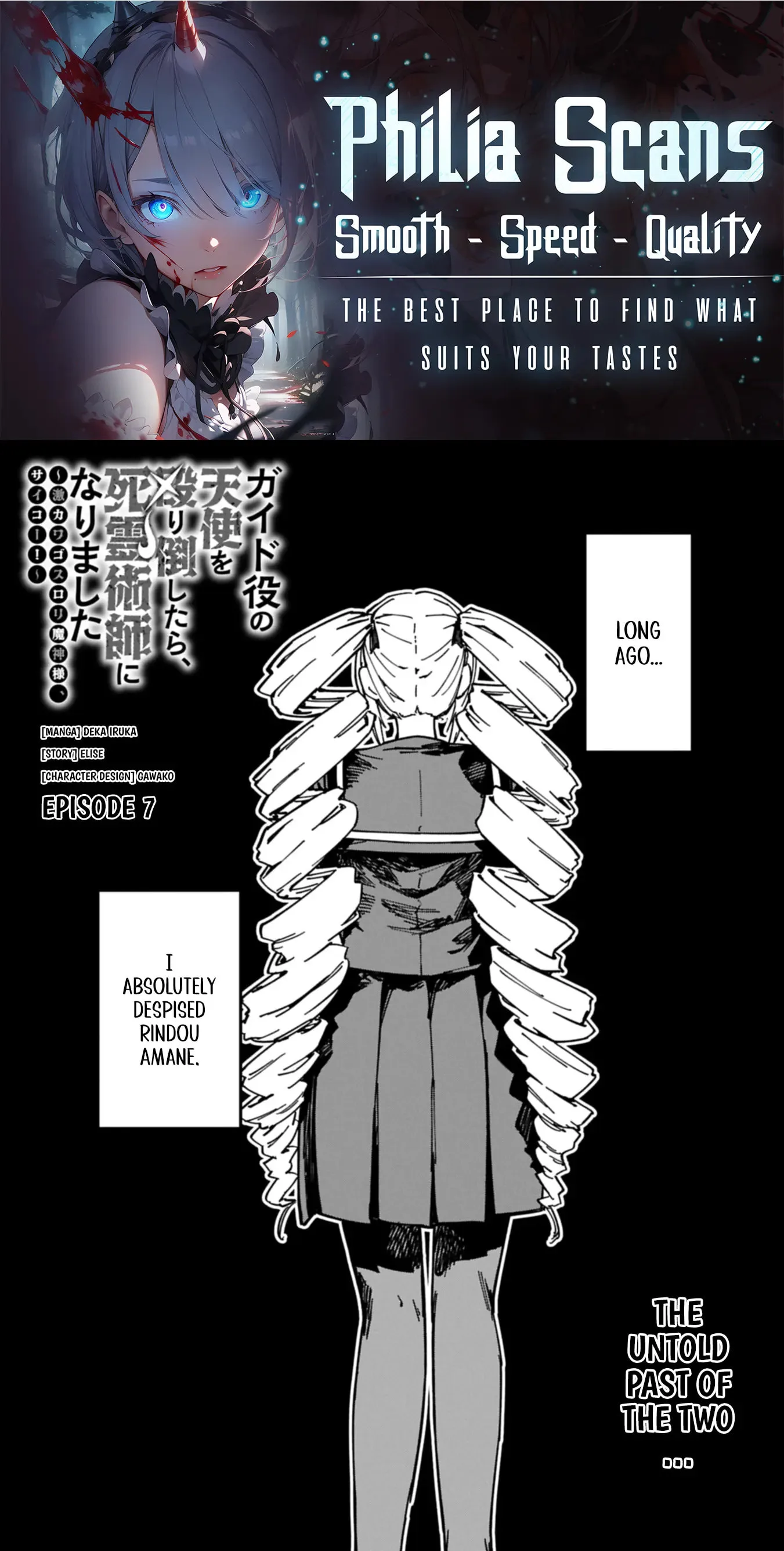 After I Knocked Down a Guide Angel, I Became a Necromancer ~A Supremely Cute Gothic Lolita Evil God is so Terrific!~ — Chapter 7.1 — Page 1