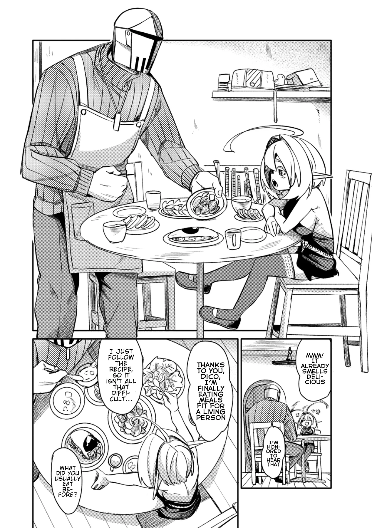 The Elf Picked Up a Heavy Knight. — Chapter 1 — Page 7