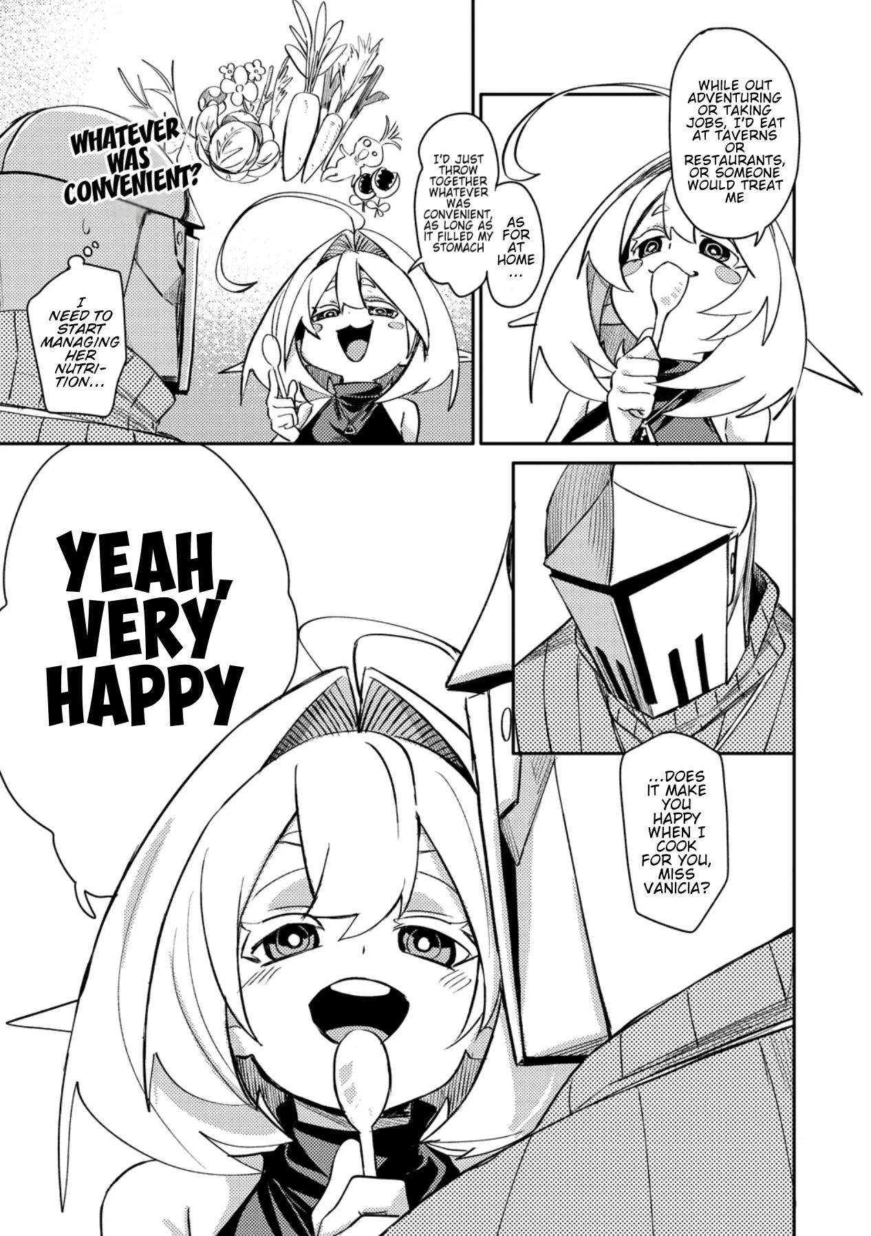 The Elf Picked Up a Heavy Knight. — Chapter 1 — Page 8
