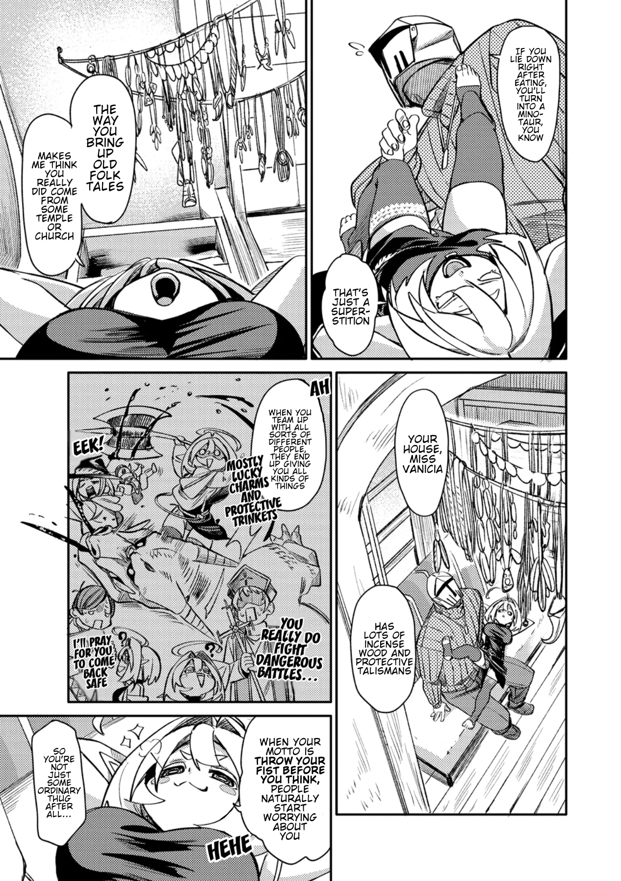 The Elf Picked Up a Heavy Knight. — Chapter 1 — Page 9