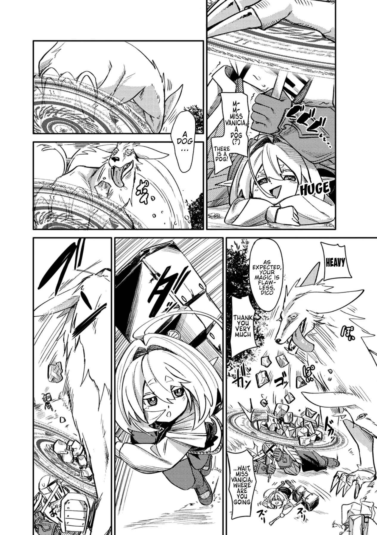 The Elf Picked Up a Heavy Knight. — Chapter 1 — Page 16