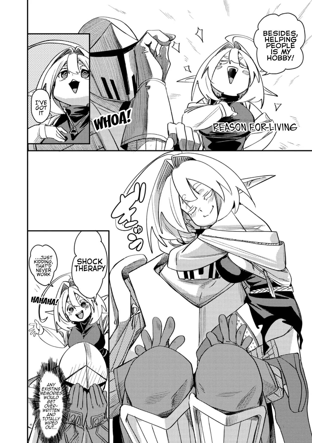 The Elf Picked Up a Heavy Knight. — Chapter 1 — Page 22