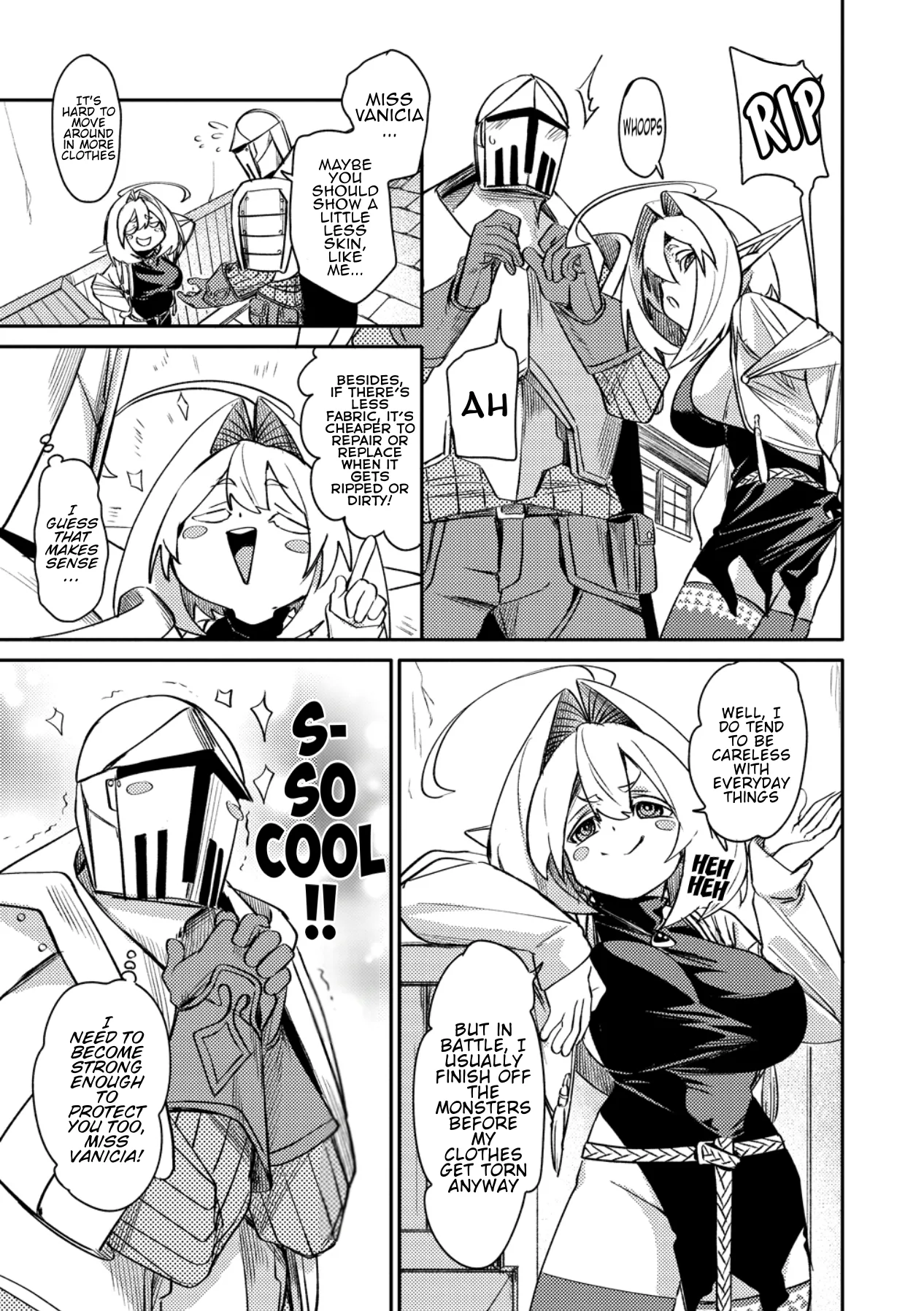 The Elf Picked Up a Heavy Knight. — Chapter 2 — Page 3