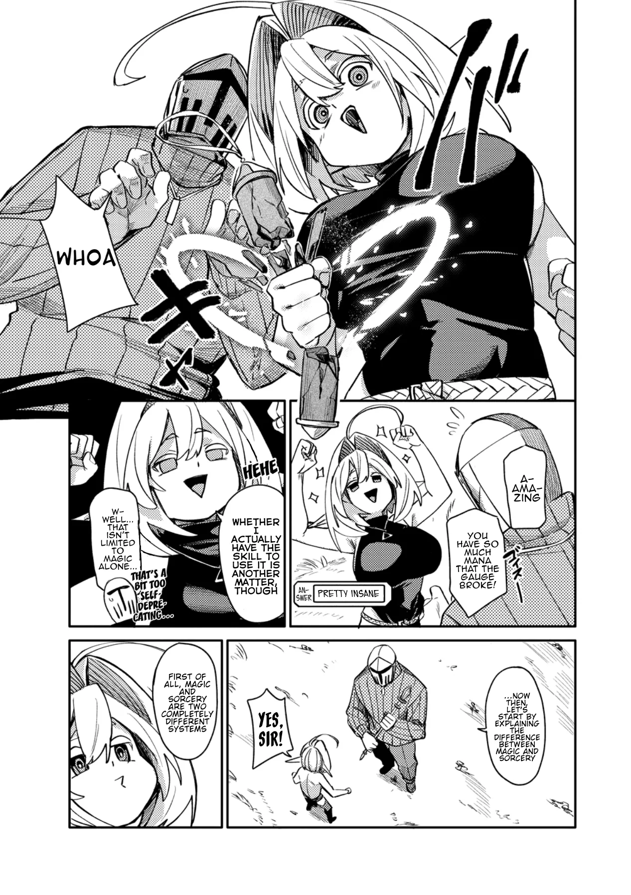 The Elf Picked Up a Heavy Knight. — Chapter 3 — Page 7