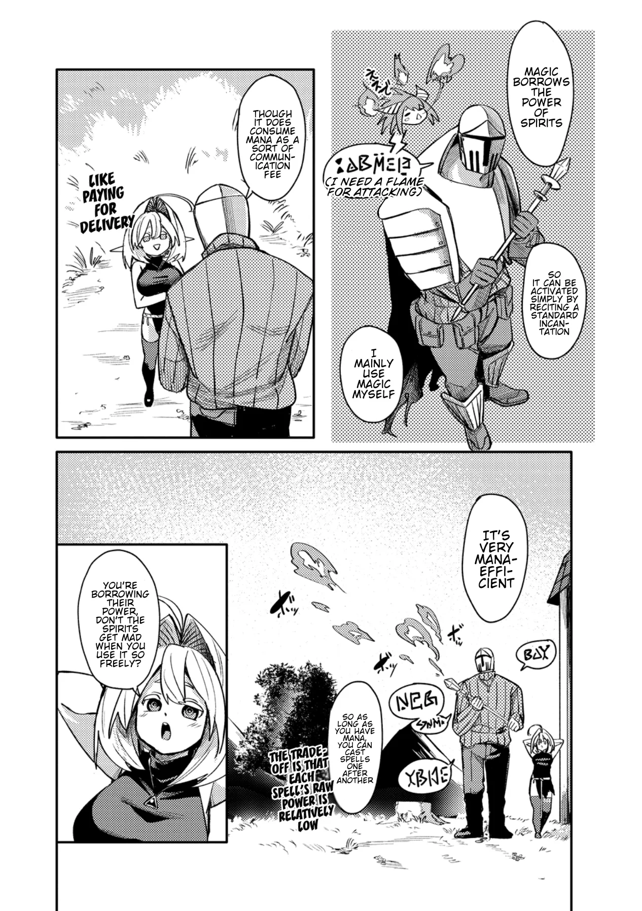 The Elf Picked Up a Heavy Knight. — Chapter 3 — Page 8