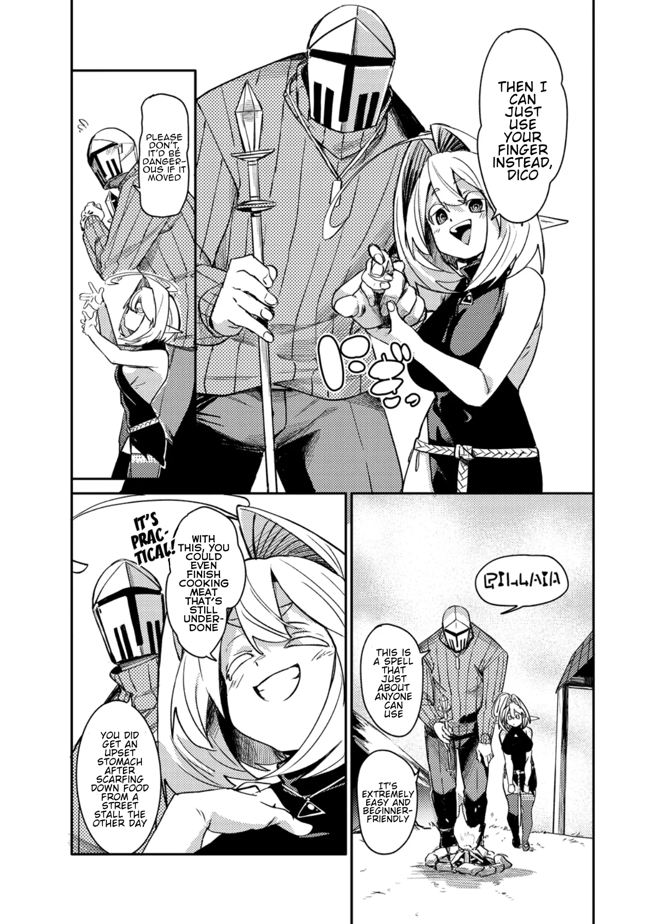 The Elf Picked Up a Heavy Knight. — Chapter 3 — Page 11