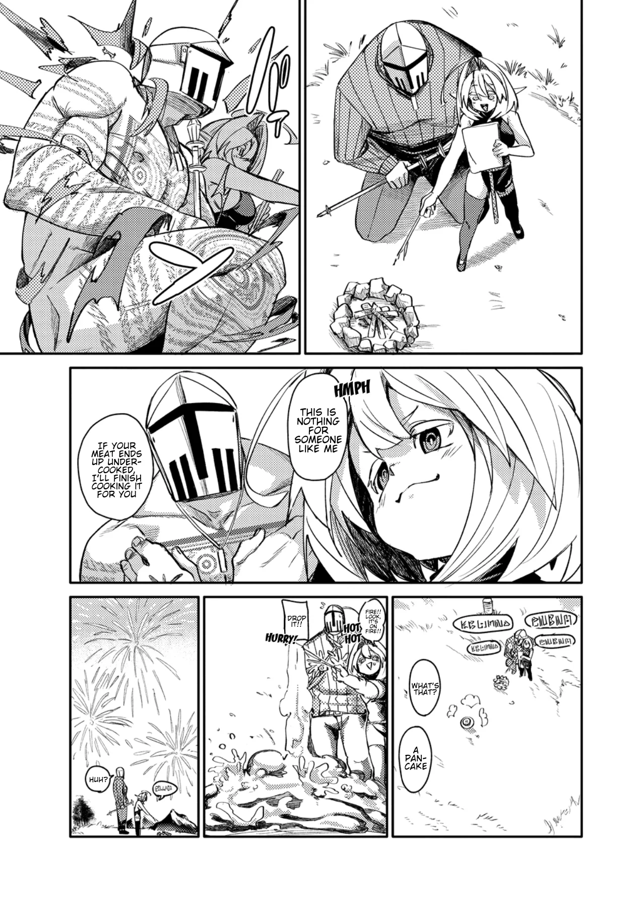 The Elf Picked Up a Heavy Knight. — Chapter 3 — Page 15
