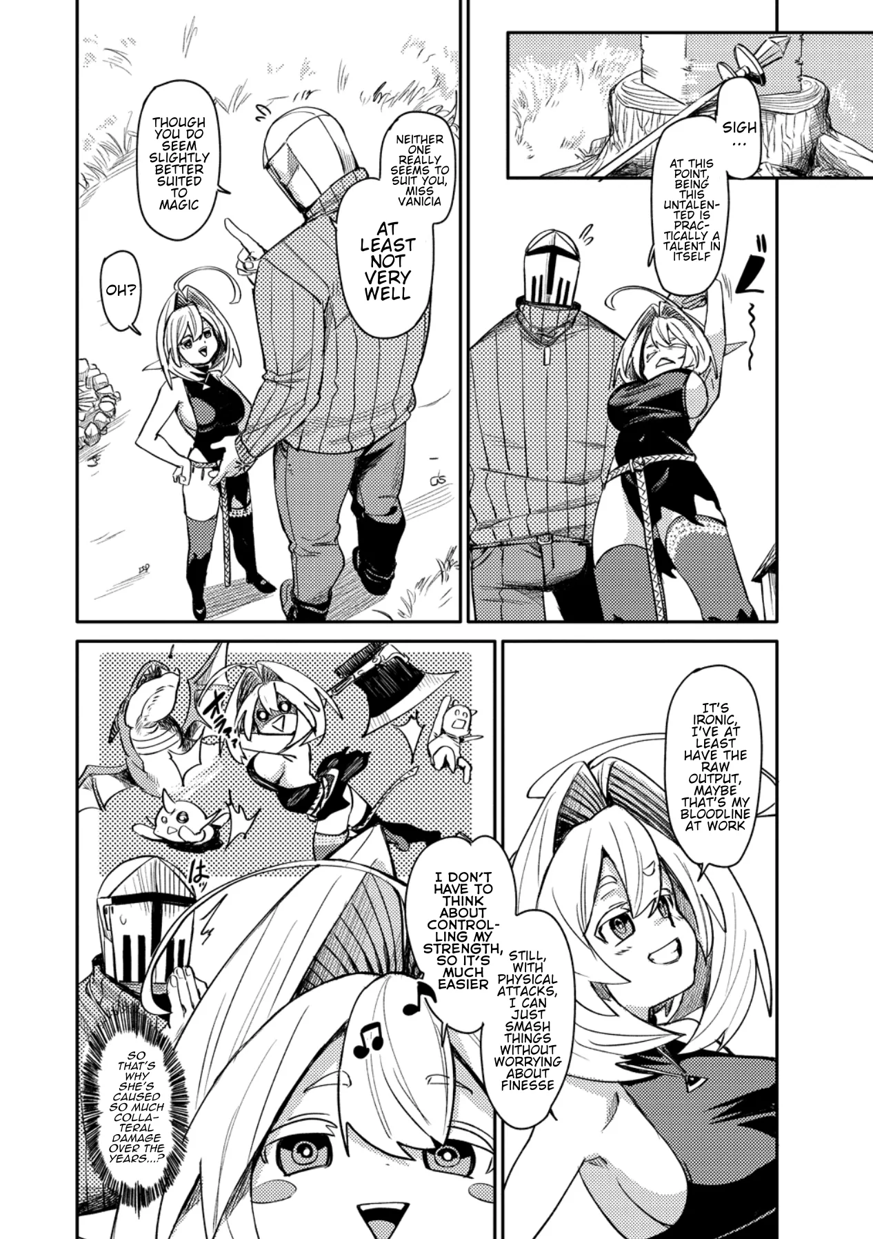 The Elf Picked Up a Heavy Knight. — Chapter 3 — Page 16