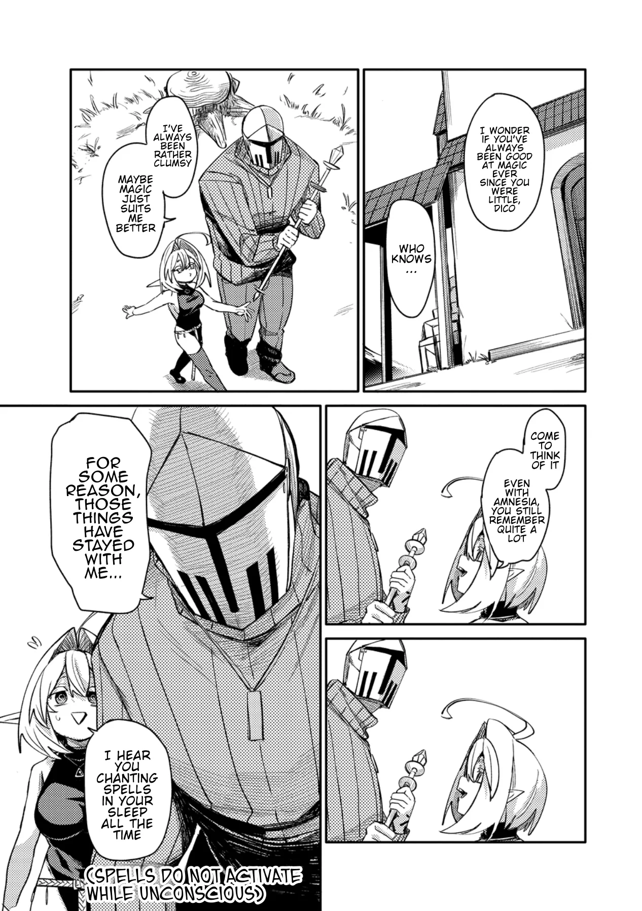 The Elf Picked Up a Heavy Knight. — Chapter 3 — Page 17