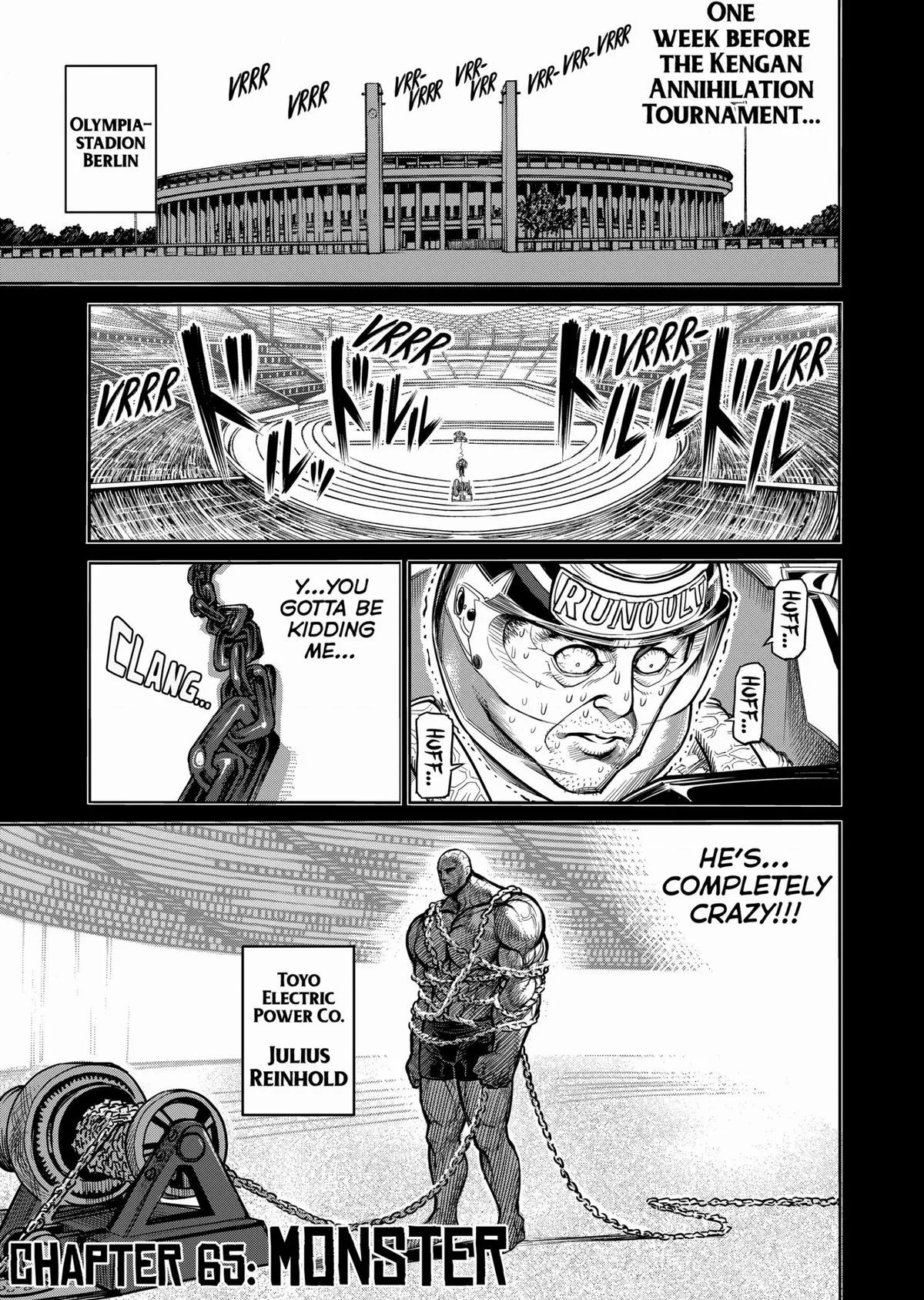 Kengan Ashura — Chapter 65 — Page 1