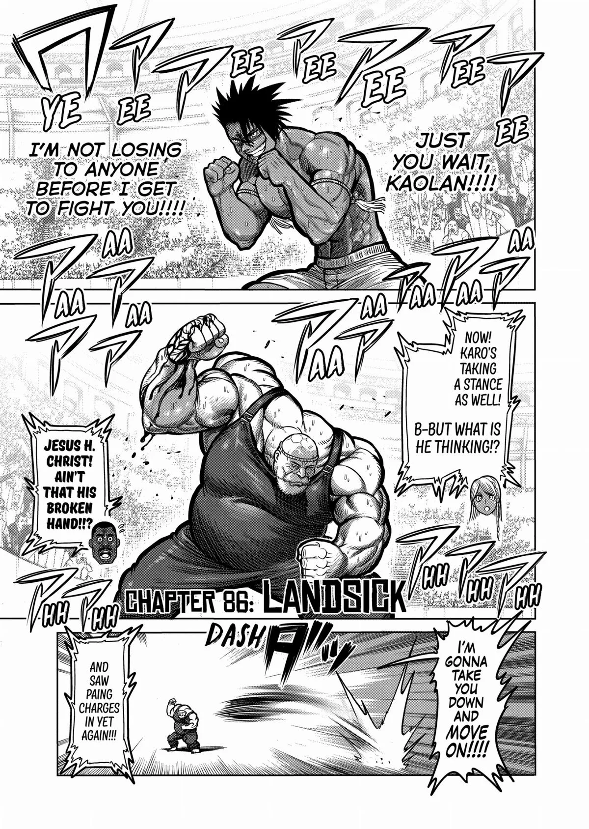 Kengan Ashura — Chapter 86 — Page 1