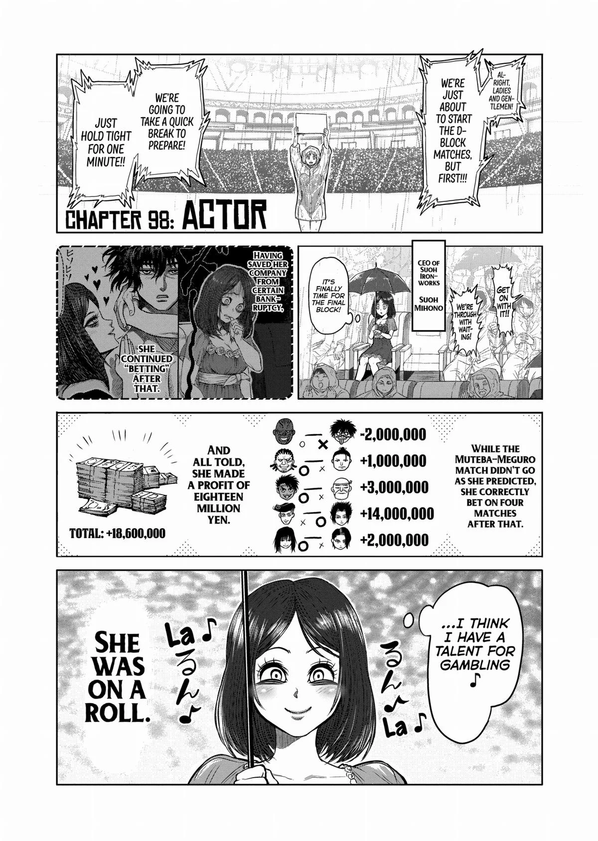 Kengan Ashura — Chapter 98 — Page 1
