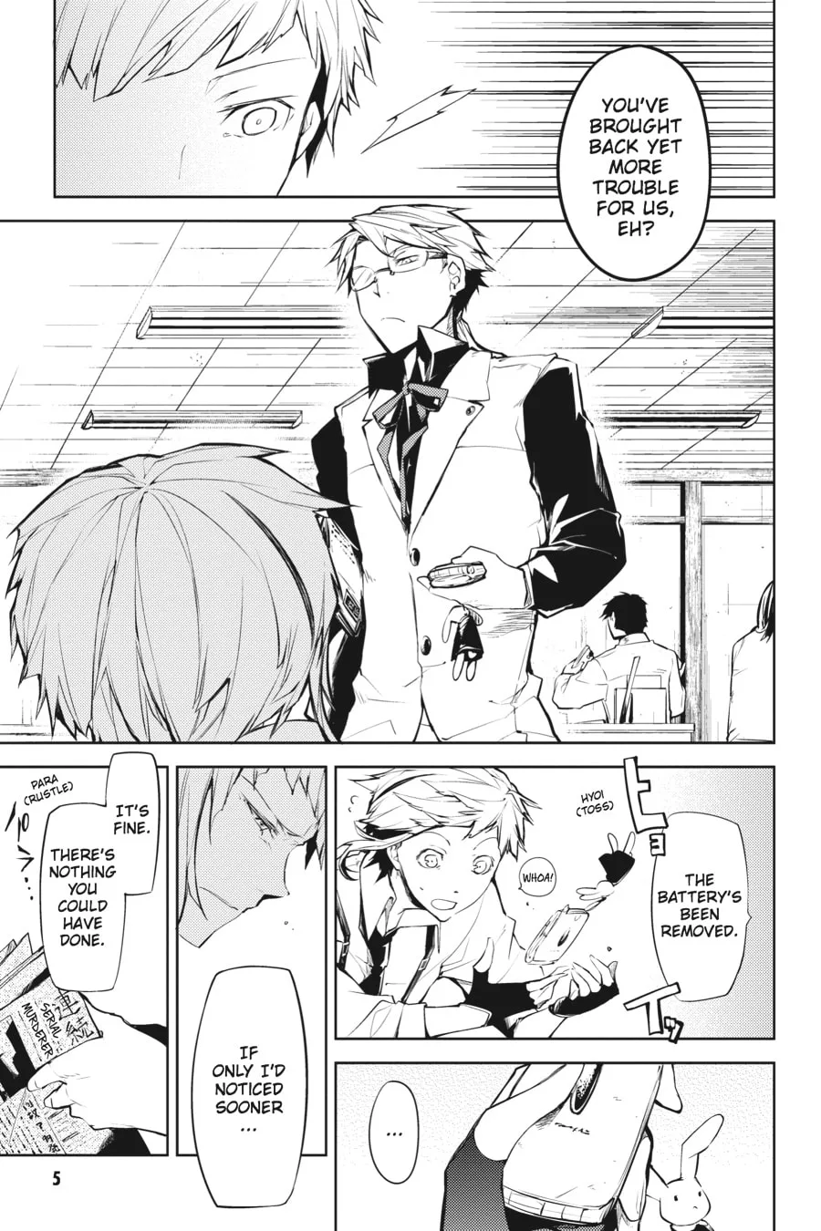 Bungo Stray Dogs, chapter 9, page 4