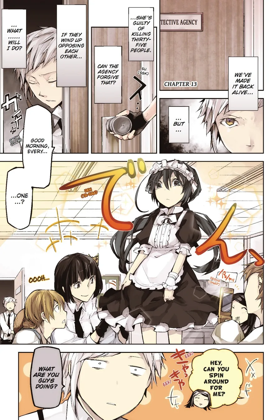 Bungo Stray Dogs, chapter 13, page 1