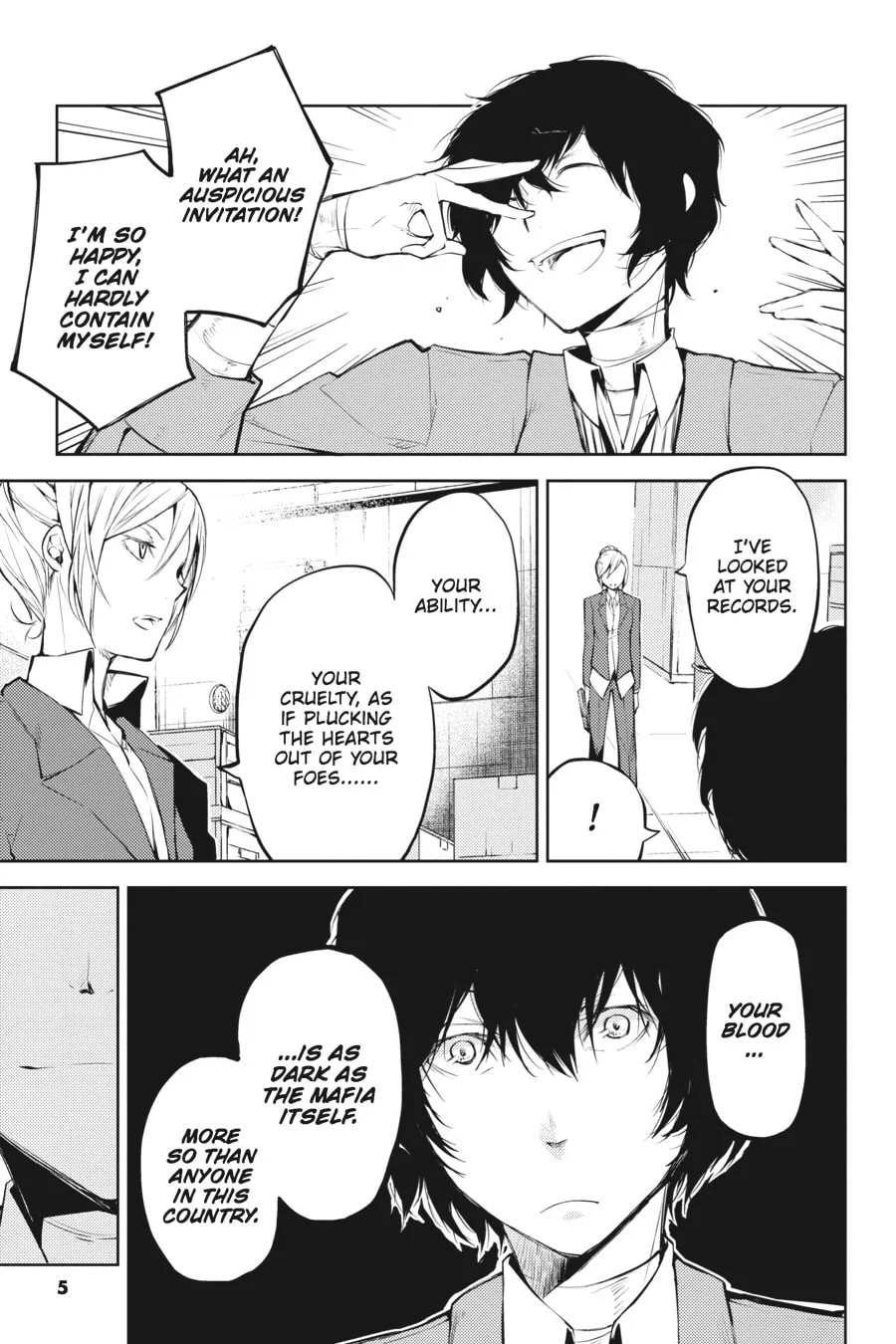 Bungo Stray Dogs, chapter 25, page 5