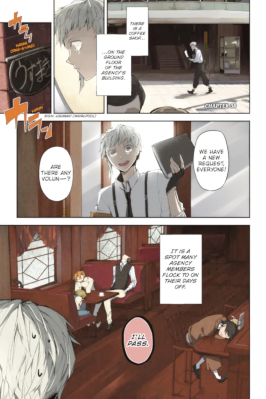 Bungo Stray Dogs, chapter 38, page 1