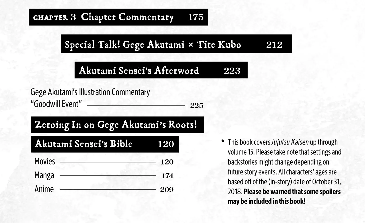 Jujutsu Kaisen: The Official Character Guide, chapter 0, page 6