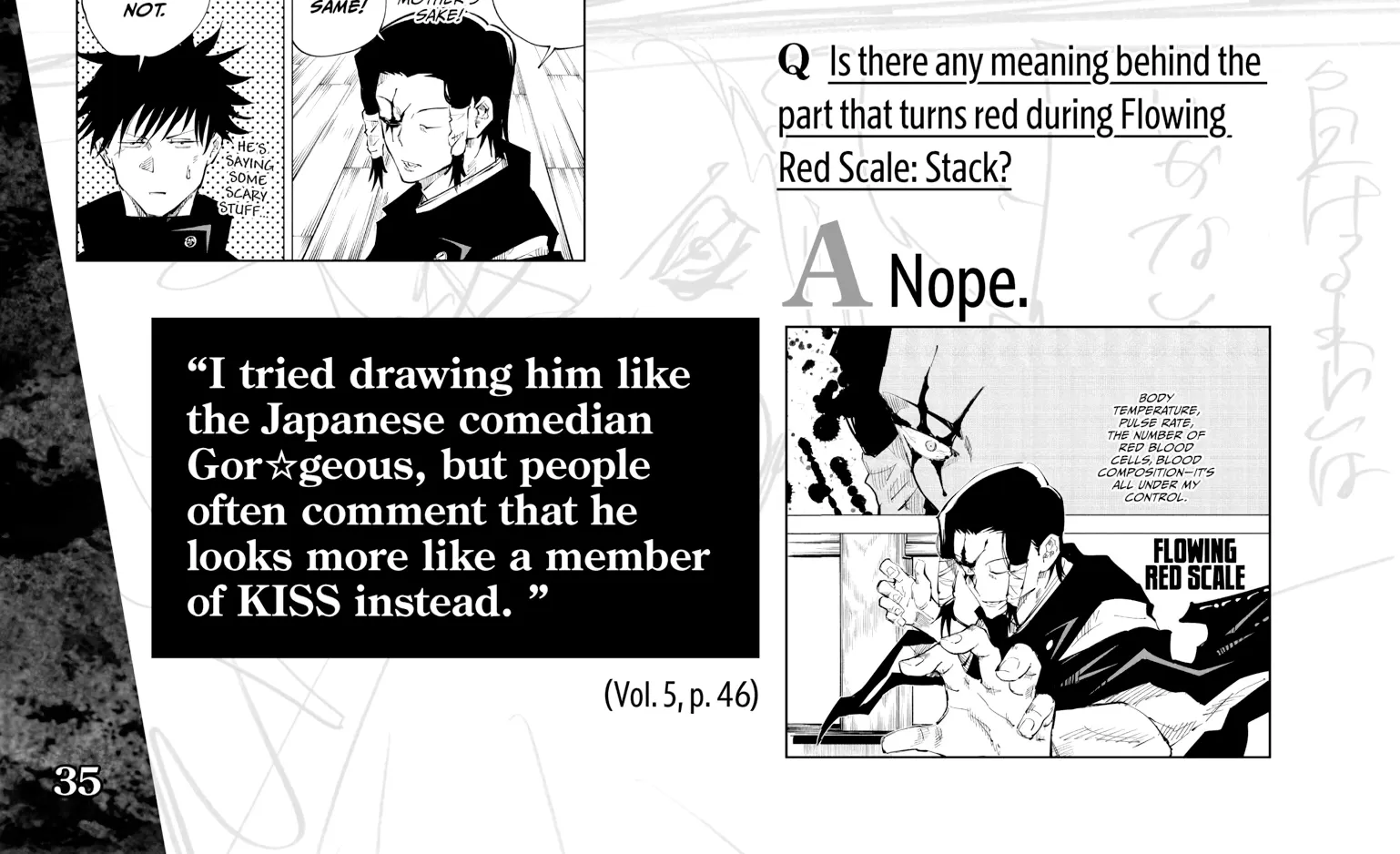Jujutsu Kaisen: The Official Character Guide, chapter 1, page 64
