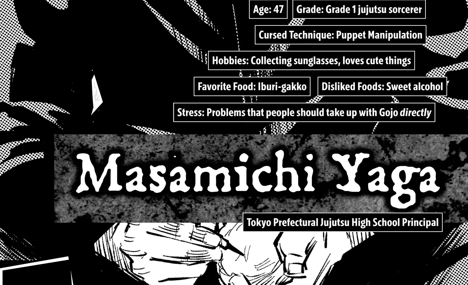 Jujutsu Kaisen: The Official Character Guide, chapter 1, page 86