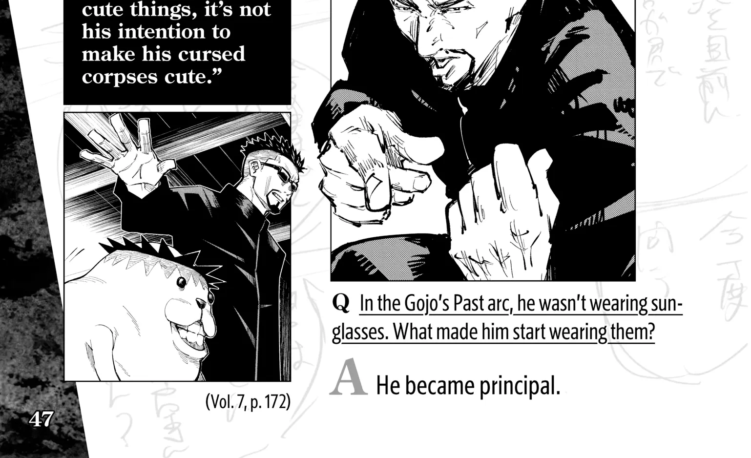 Jujutsu Kaisen: The Official Character Guide, chapter 1, page 88