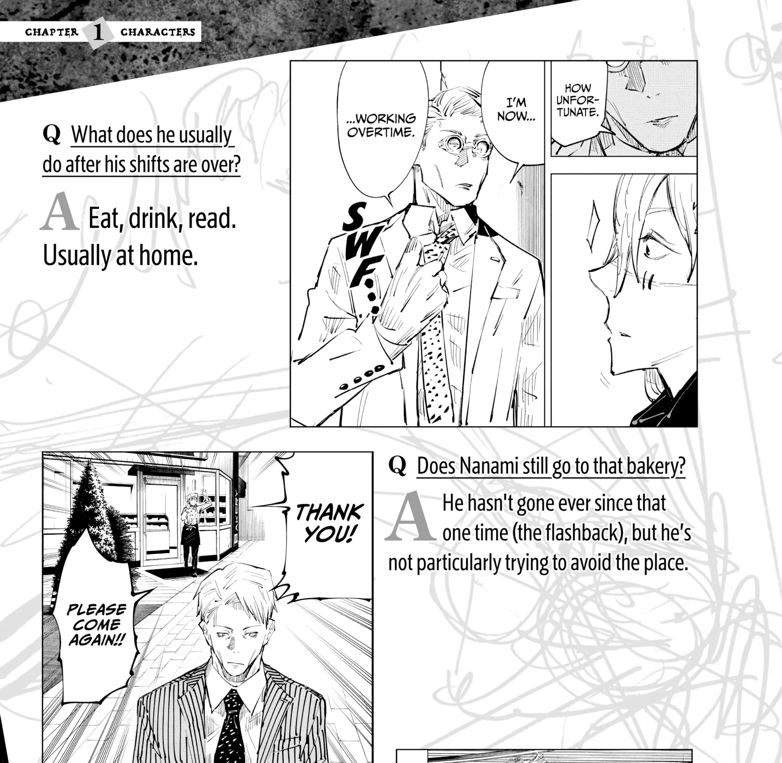 Jujutsu Kaisen: The Official Character Guide, chapter 1, page 113