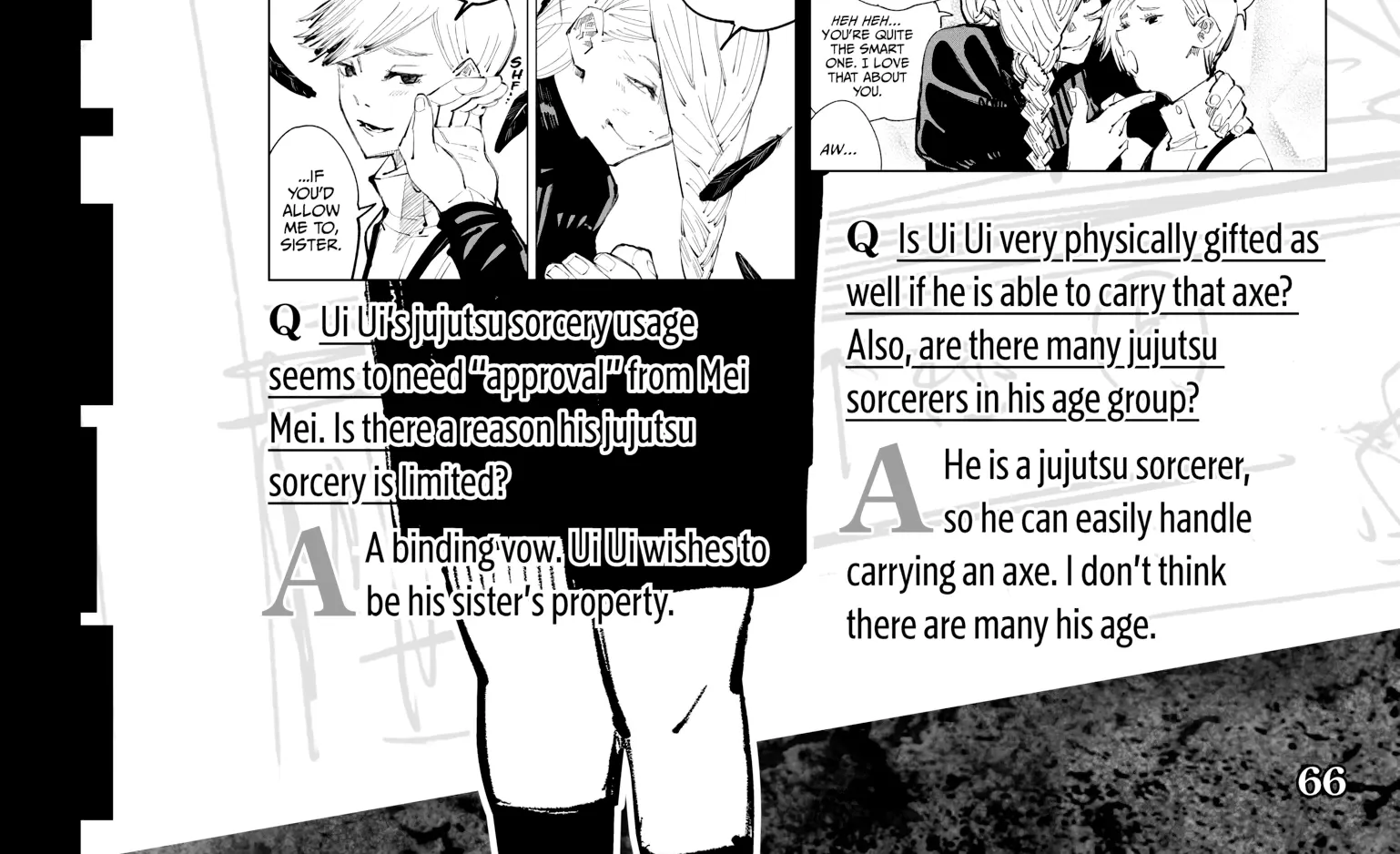Jujutsu Kaisen: The Official Character Guide, chapter 1, page 120
