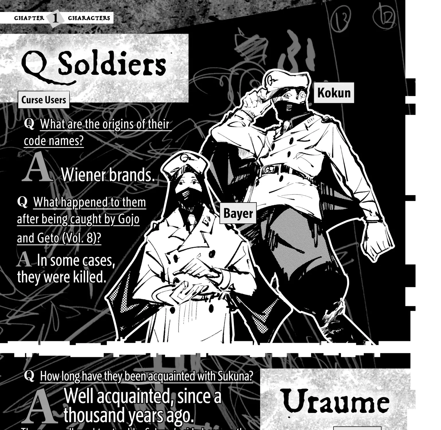 Jujutsu Kaisen: The Official Character Guide, chapter 1, page 147