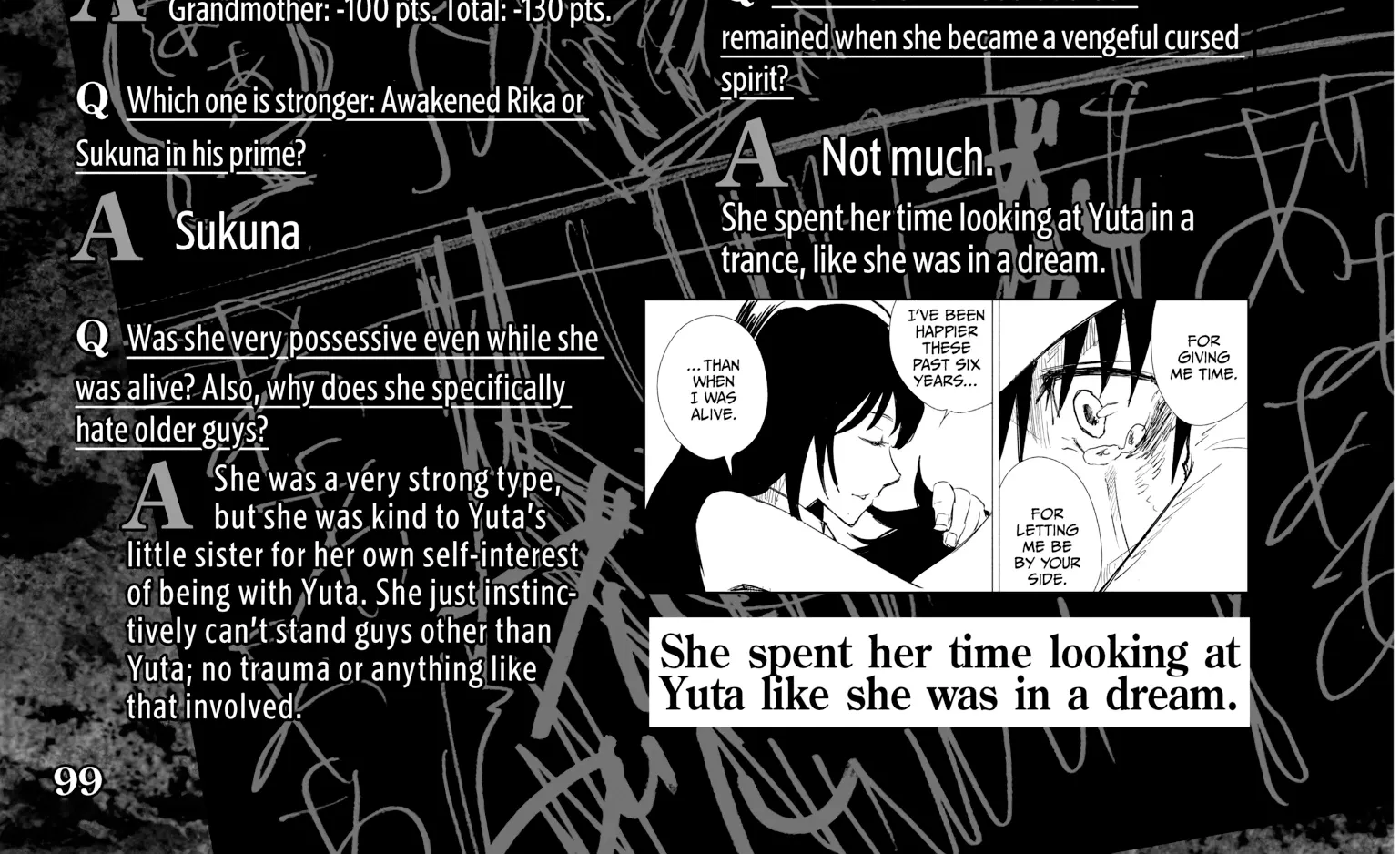 Jujutsu Kaisen: The Official Character Guide, chapter 1, page 180