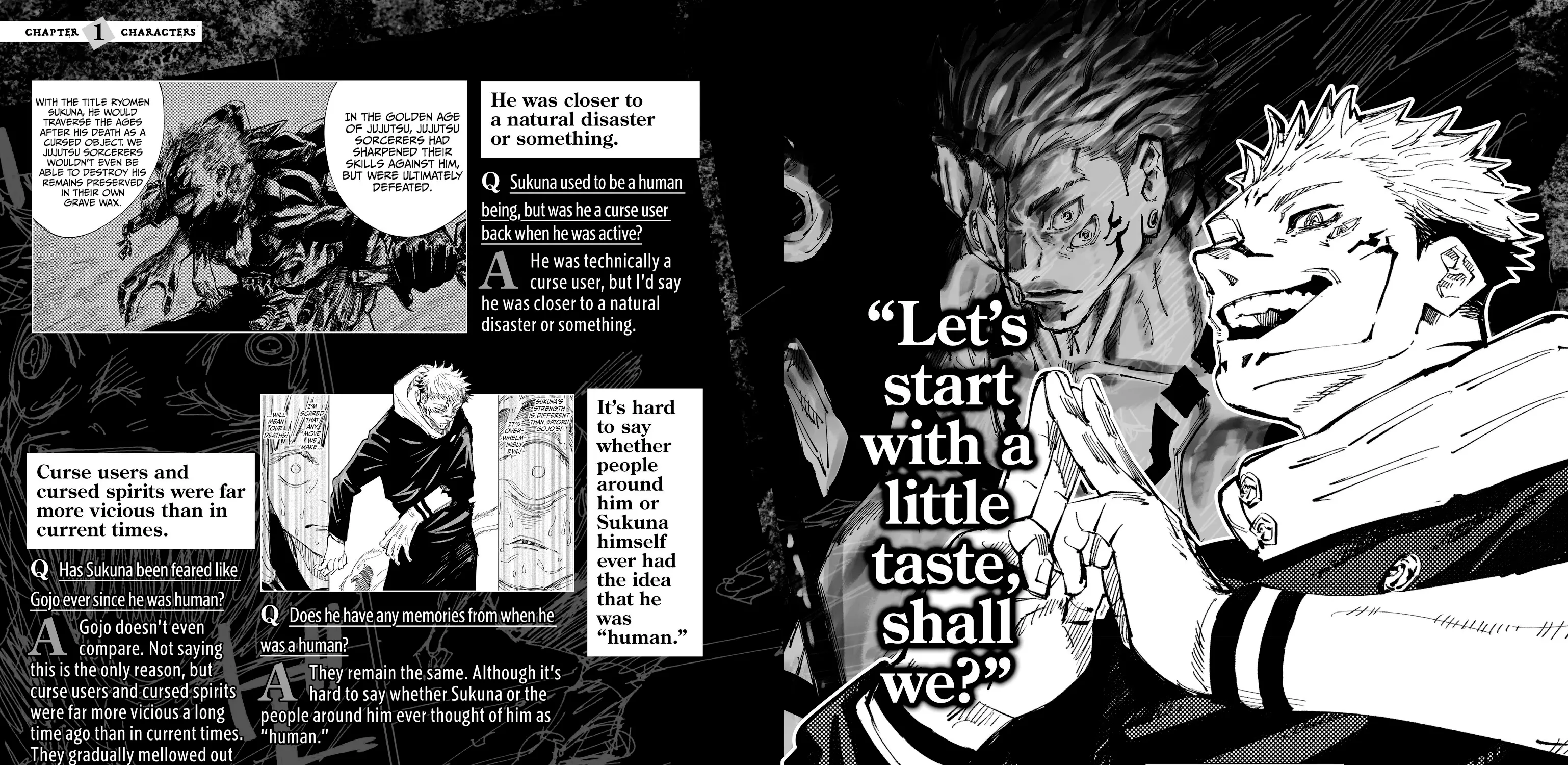 Jujutsu Kaisen: The Official Character Guide, chapter 1, page 181