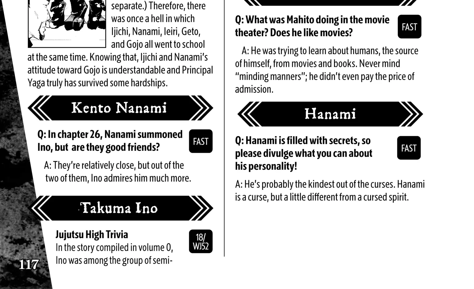 Jujutsu Kaisen: The Official Character Guide, chapter 1, page 212