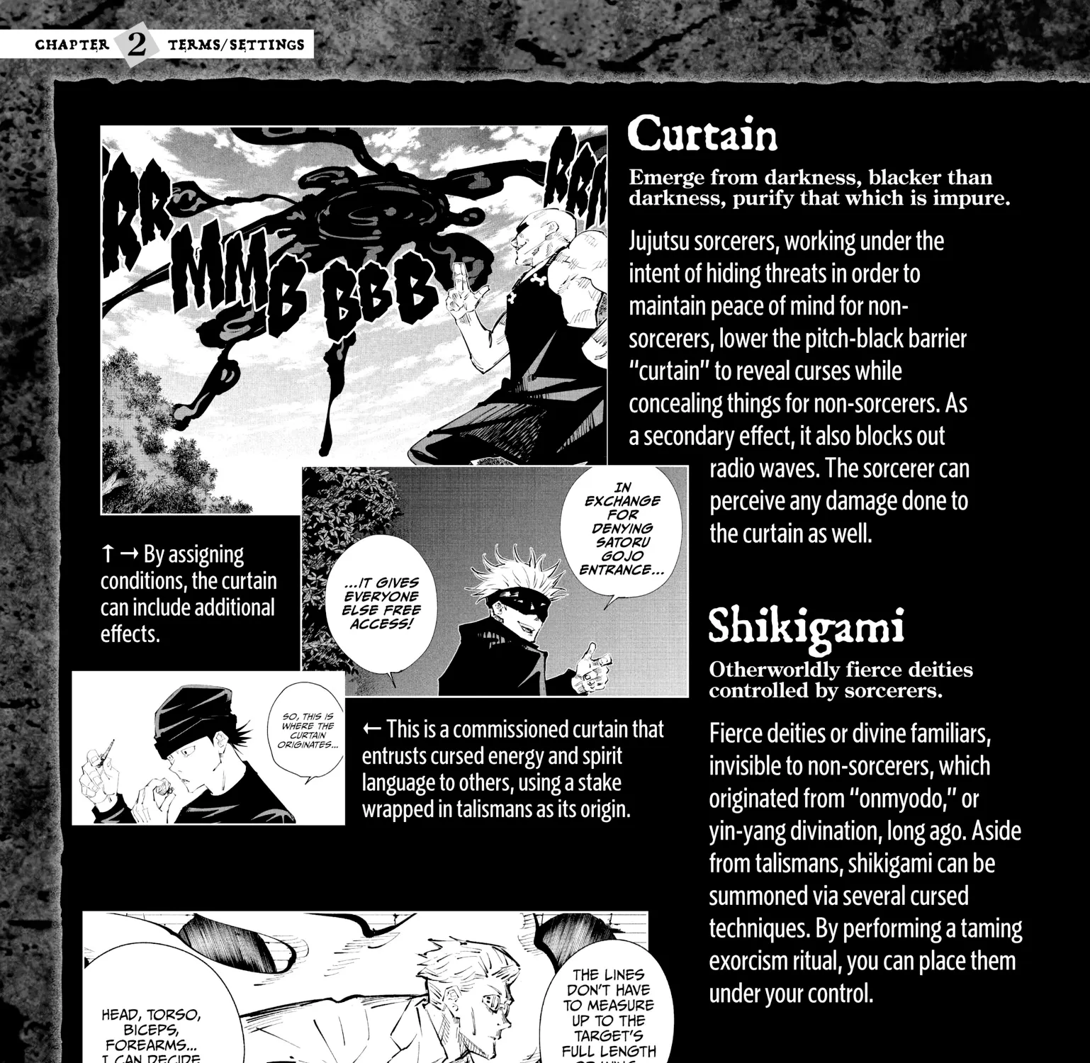 Jujutsu Kaisen: The Official Character Guide, chapter 2, page 37