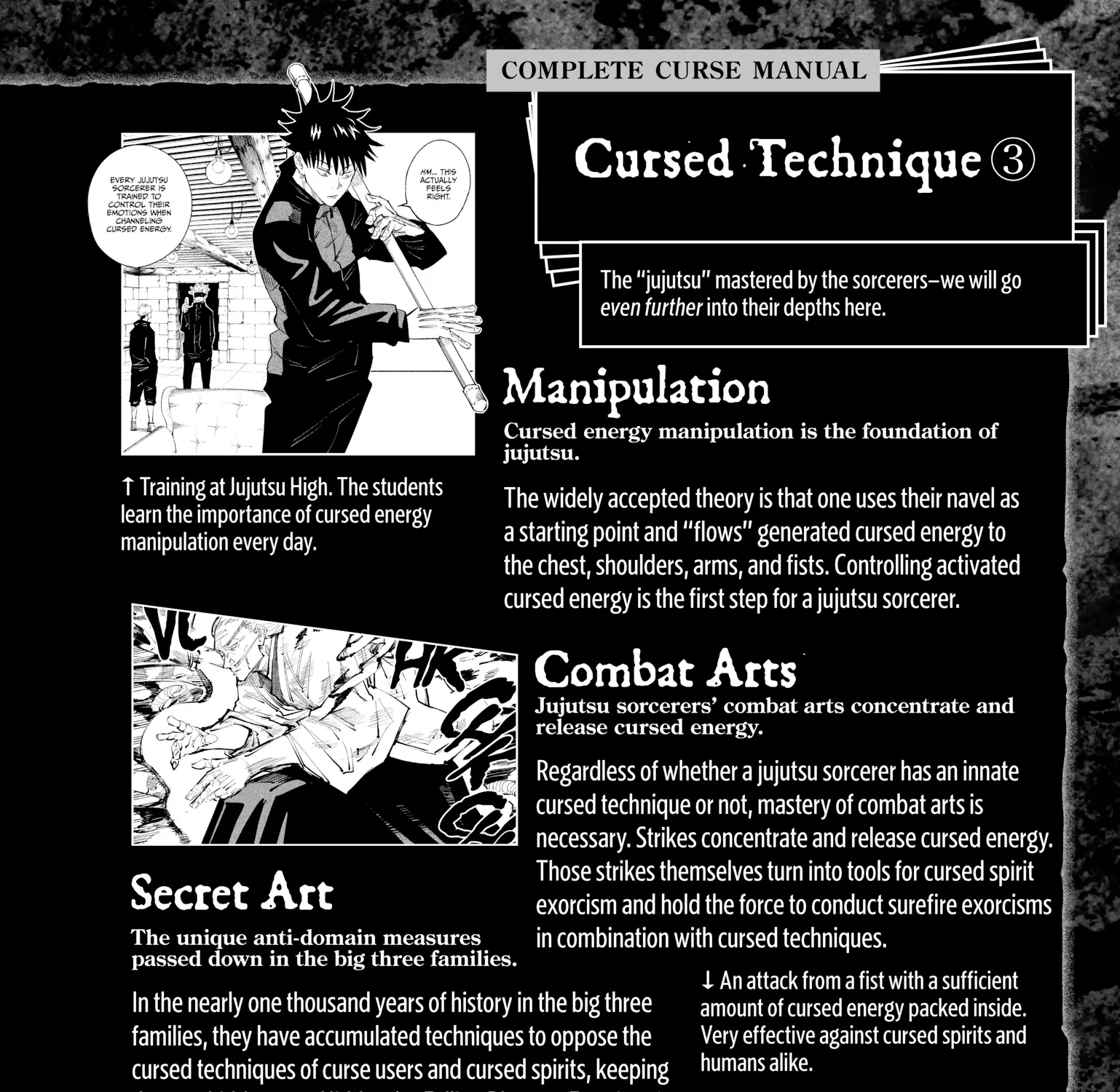 Jujutsu Kaisen: The Official Character Guide, chapter 2, page 41