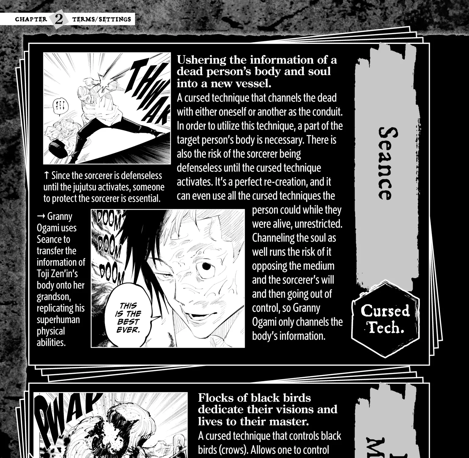 Jujutsu Kaisen: The Official Character Guide, chapter 2, page 51