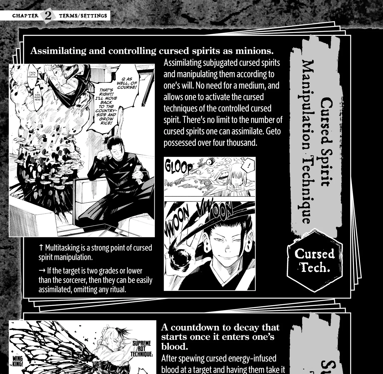 Jujutsu Kaisen: The Official Character Guide, chapter 2, page 55