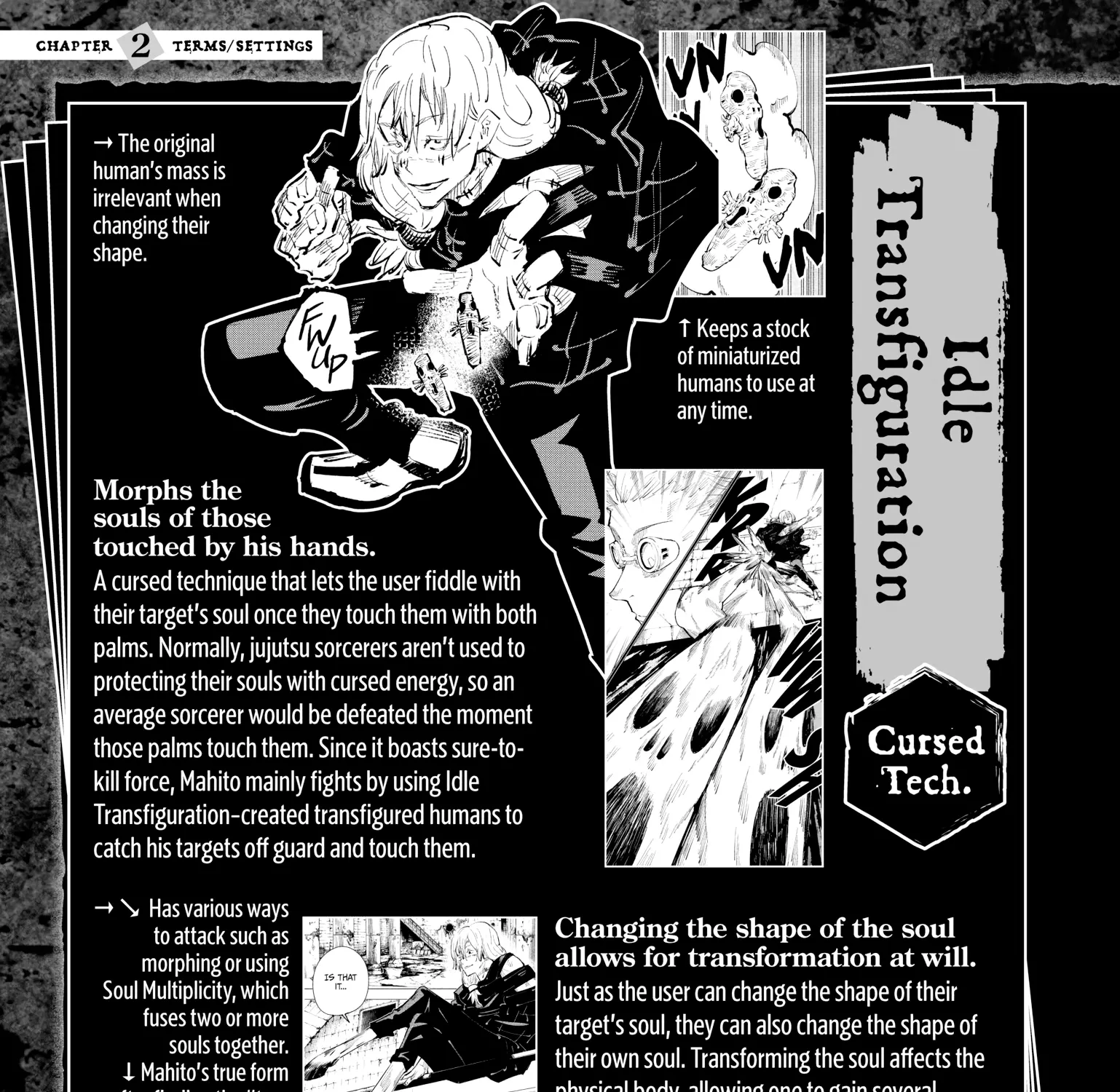 Jujutsu Kaisen: The Official Character Guide, chapter 2, page 67
