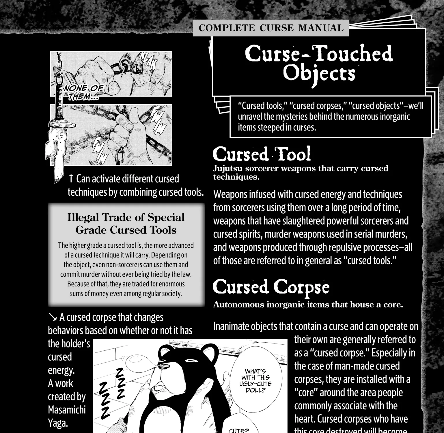 Jujutsu Kaisen: The Official Character Guide, chapter 2, page 89