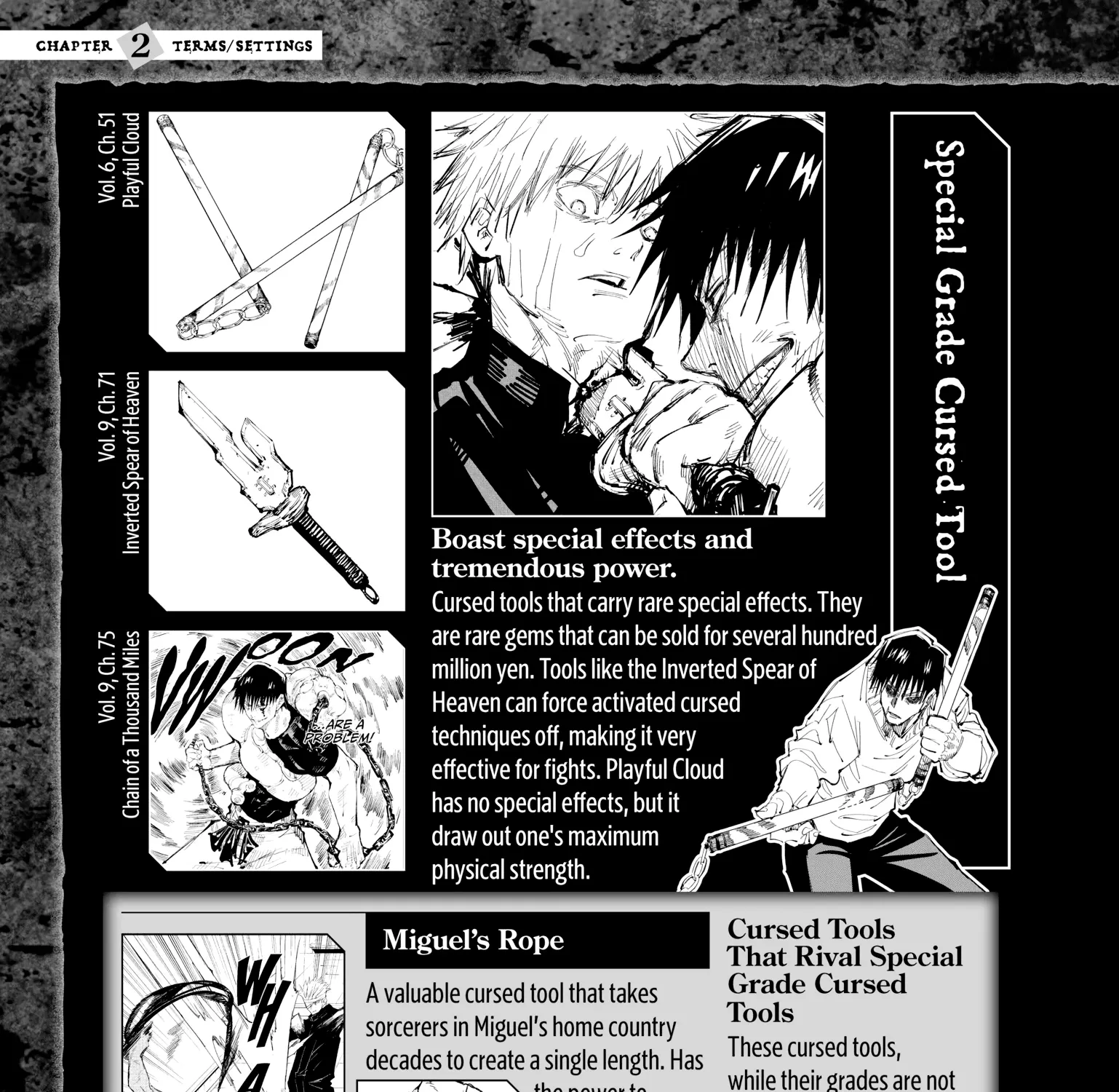 Jujutsu Kaisen: The Official Character Guide, chapter 2, page 95