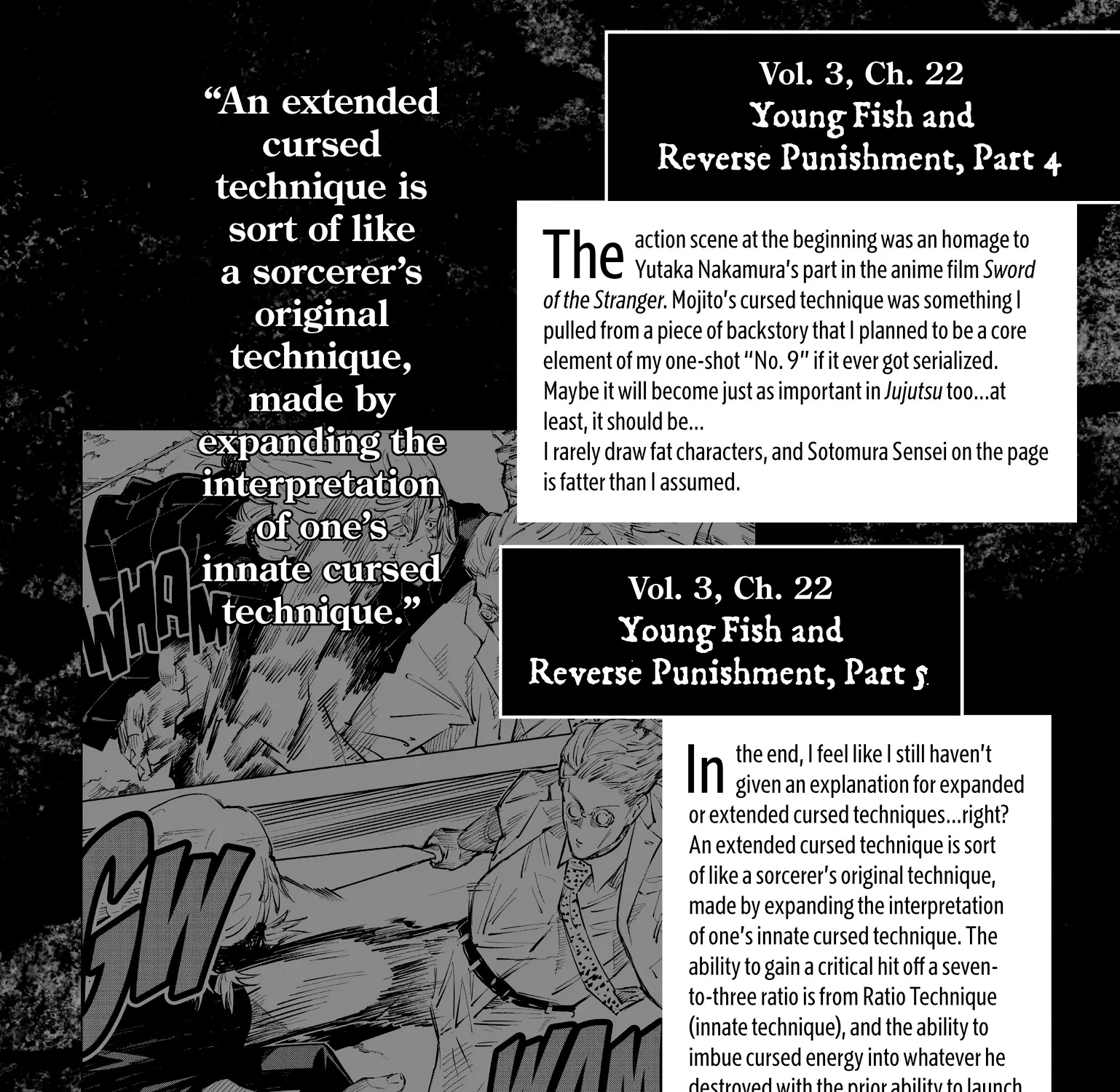 Jujutsu Kaisen: The Official Character Guide, chapter 3, page 29