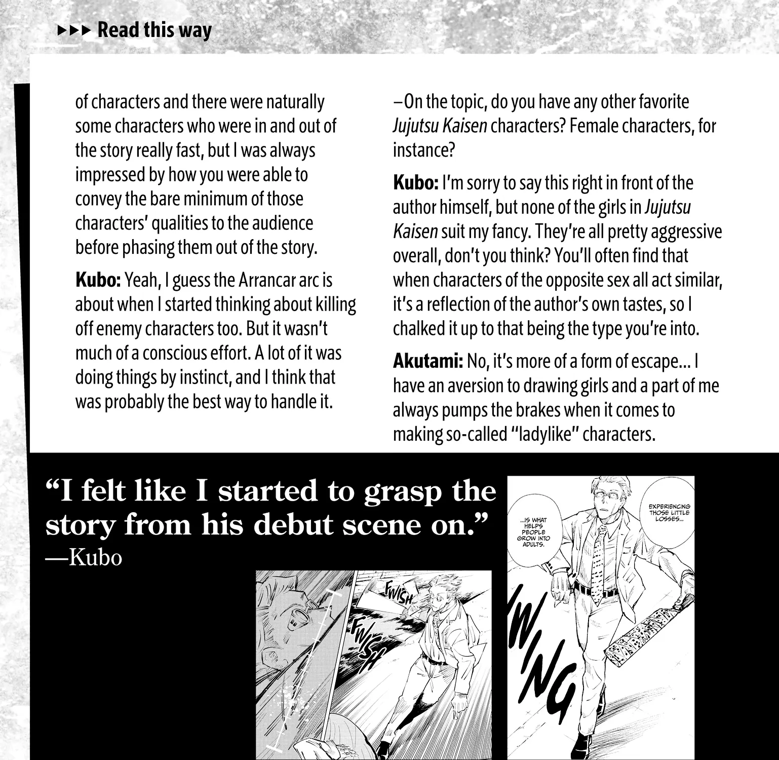 Jujutsu Kaisen: The Official Character Guide, chapter 3.2, page 9