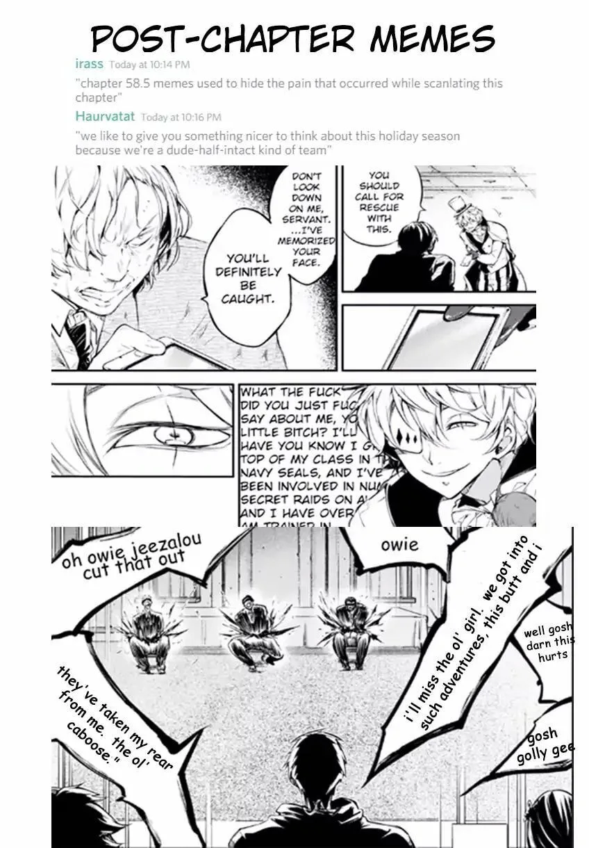 Bungo Stray Dogs, chapter 58.5, page 20