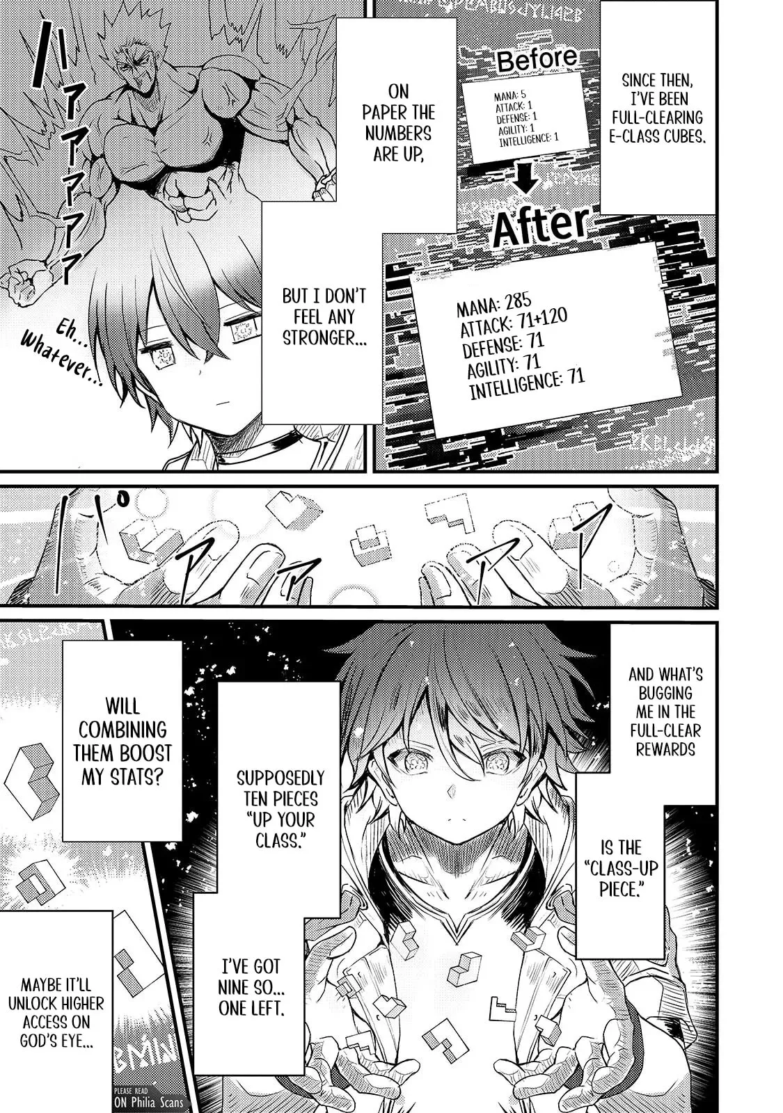 Hai no Sekai wa Kami no Me de irodzuku ～Ore dake mieru Status de, Saijaku kara Saikyou e kakeagaru ~, chapter 13, page 5