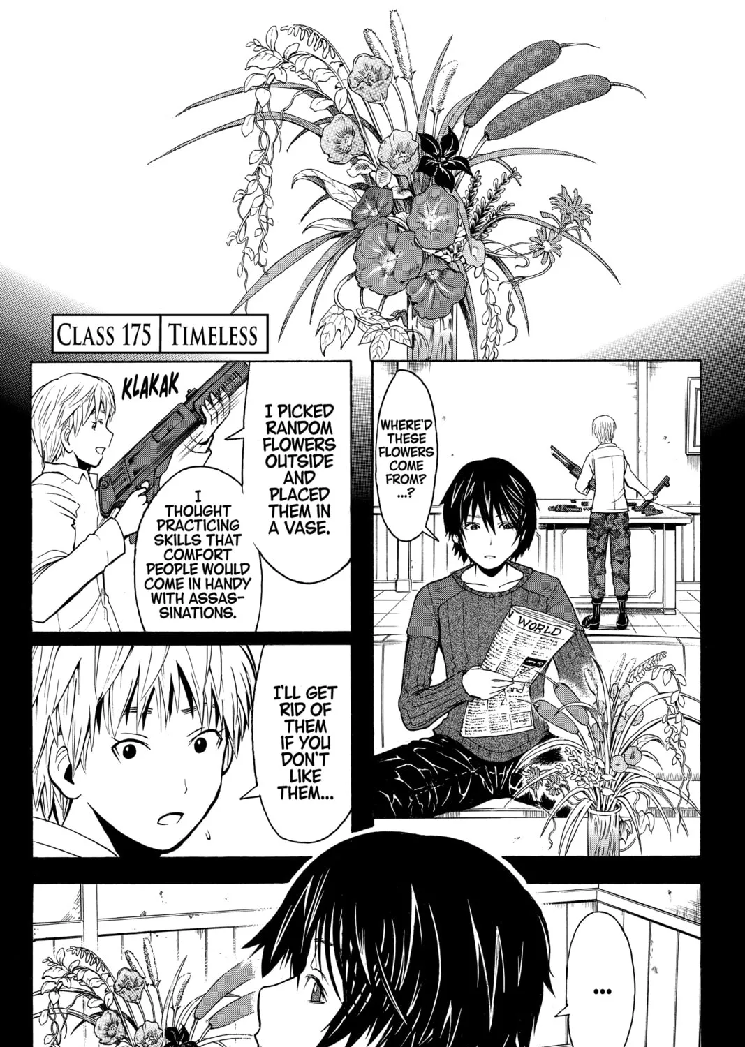 Assassination Classroom, chapter 175, page 1