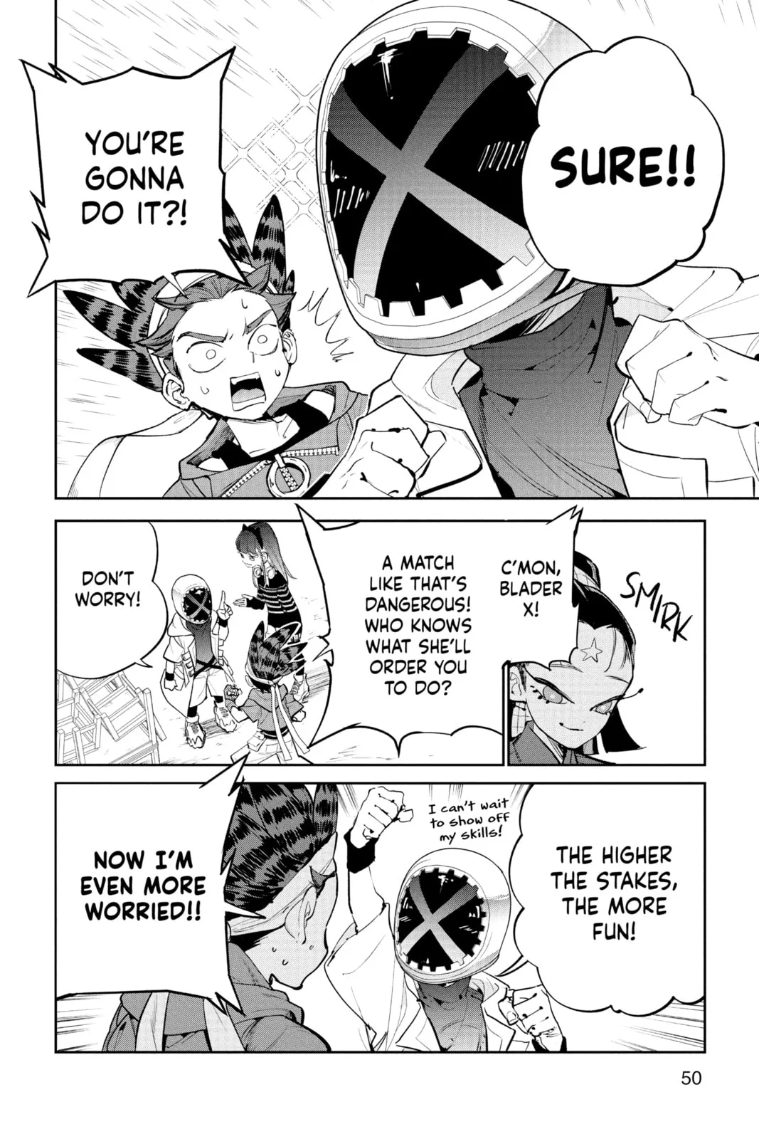 BEYBLADE X, chapter 16, page 46